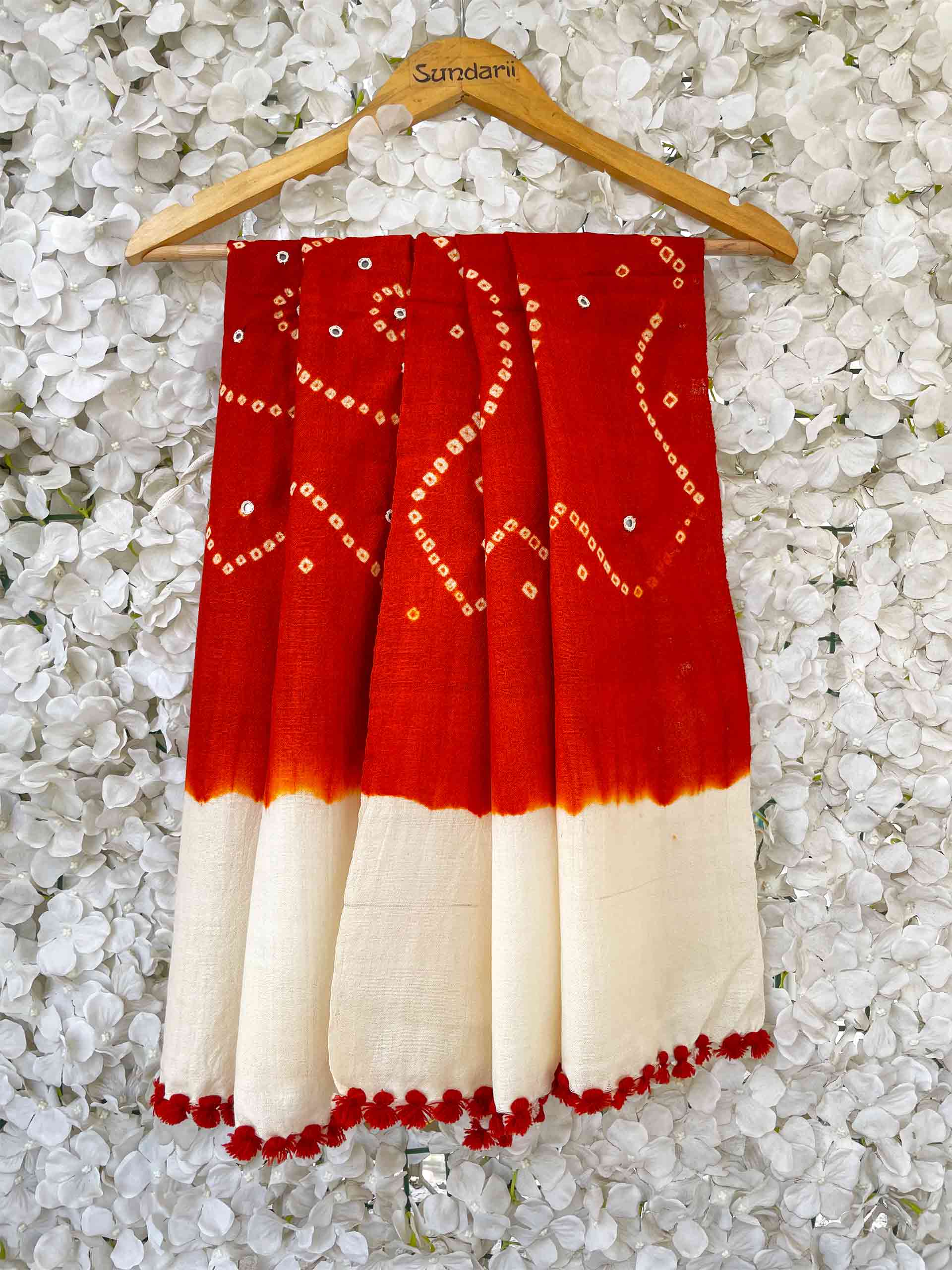 Buy Maroon Handloom Merino Wool Embroidered Stole Online