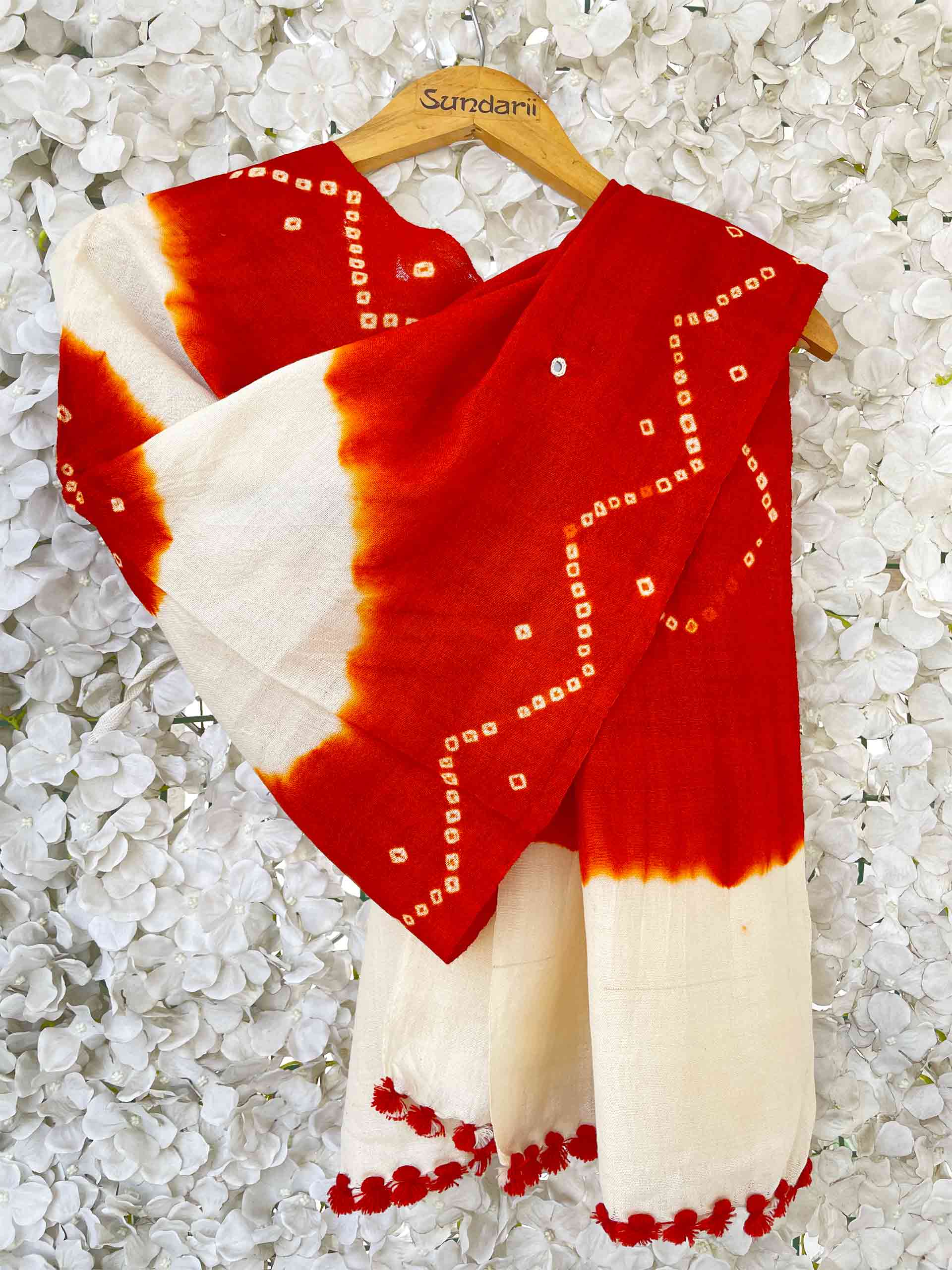 Buy Maroon Handloom Merino Wool Embroidered Stole Online