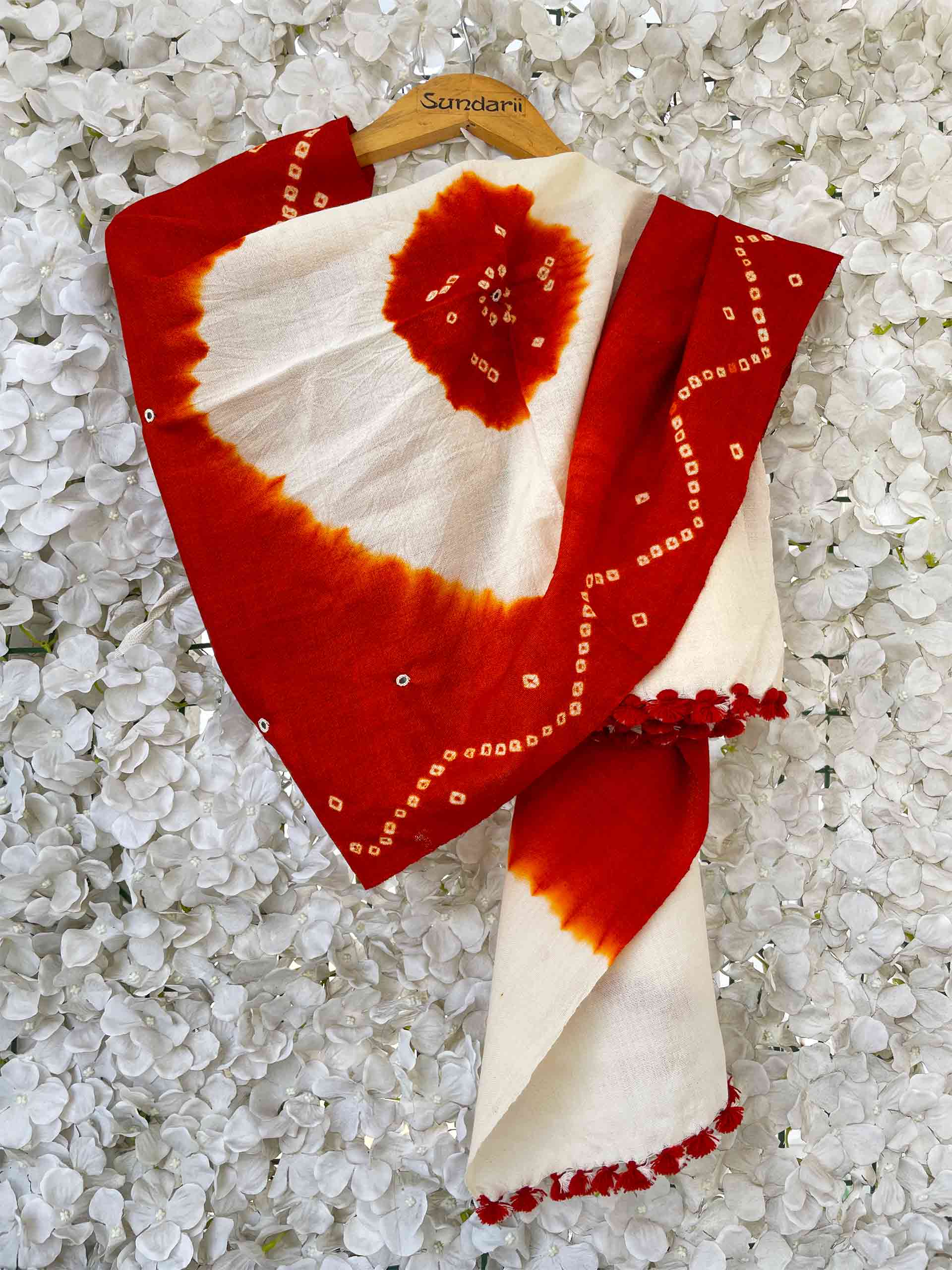 Buy Maroon Handloom Merino Wool Embroidered Stole Online