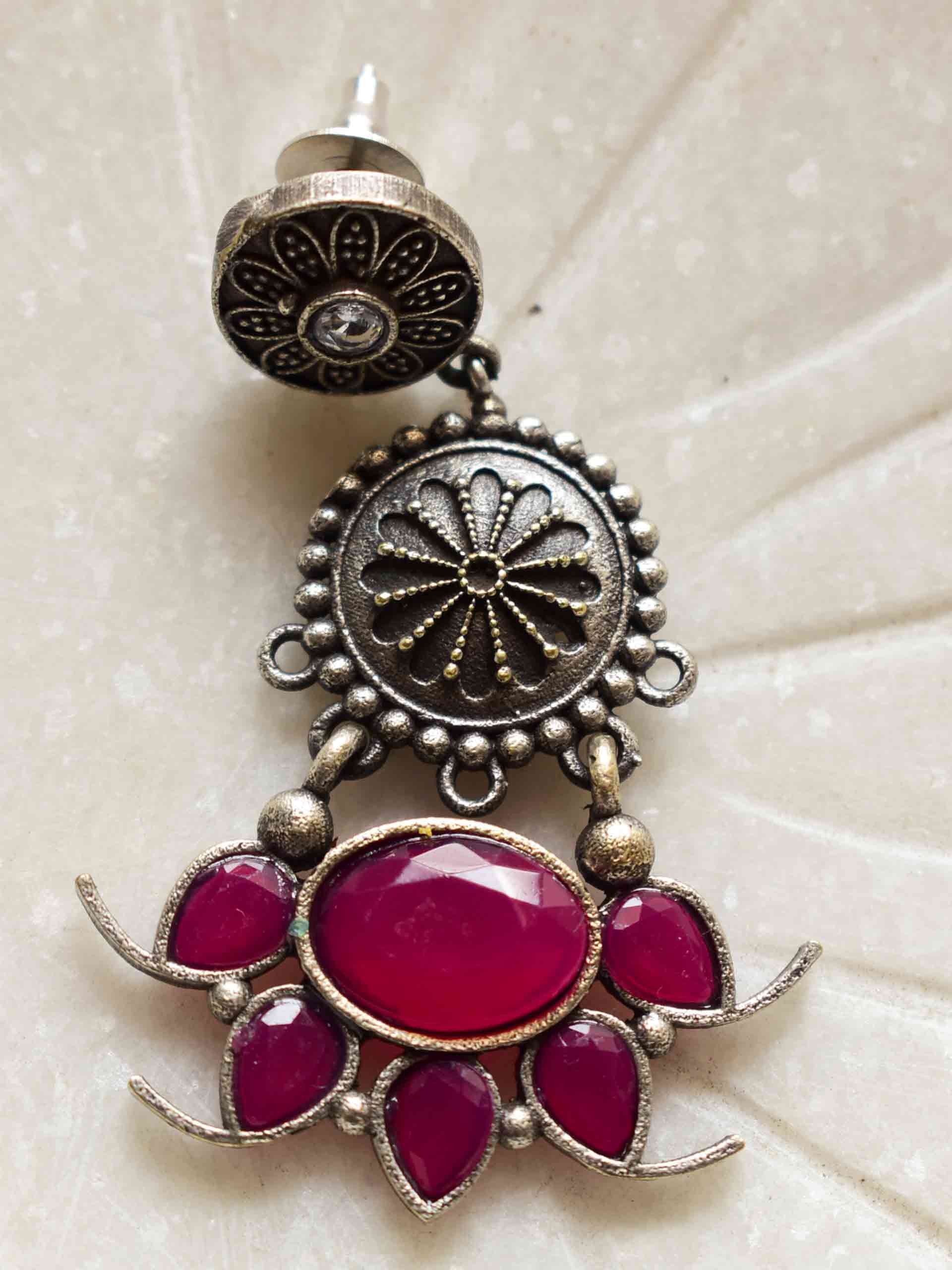 laal Kamal - Earrings