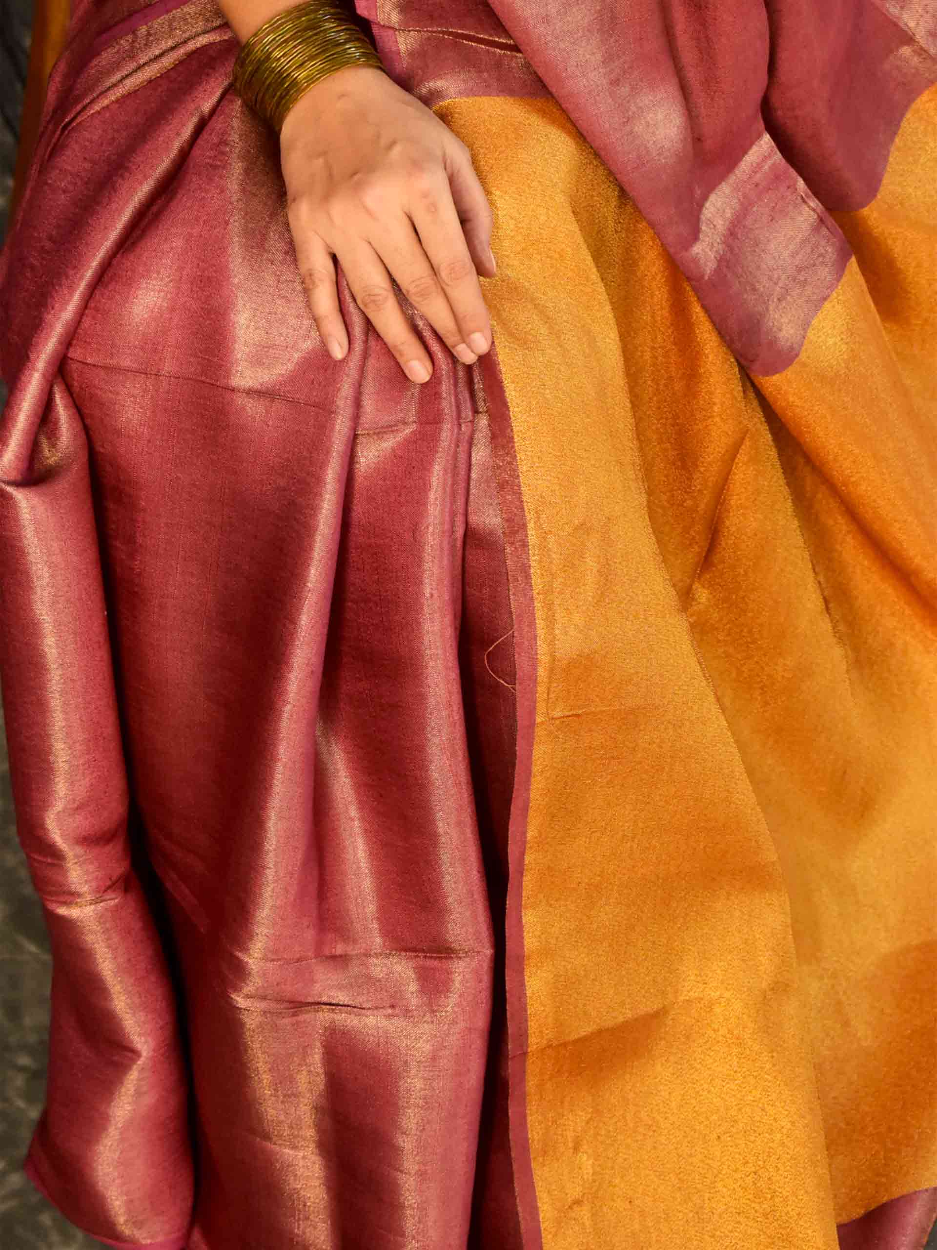 Kamal - Linen Tissue Saree