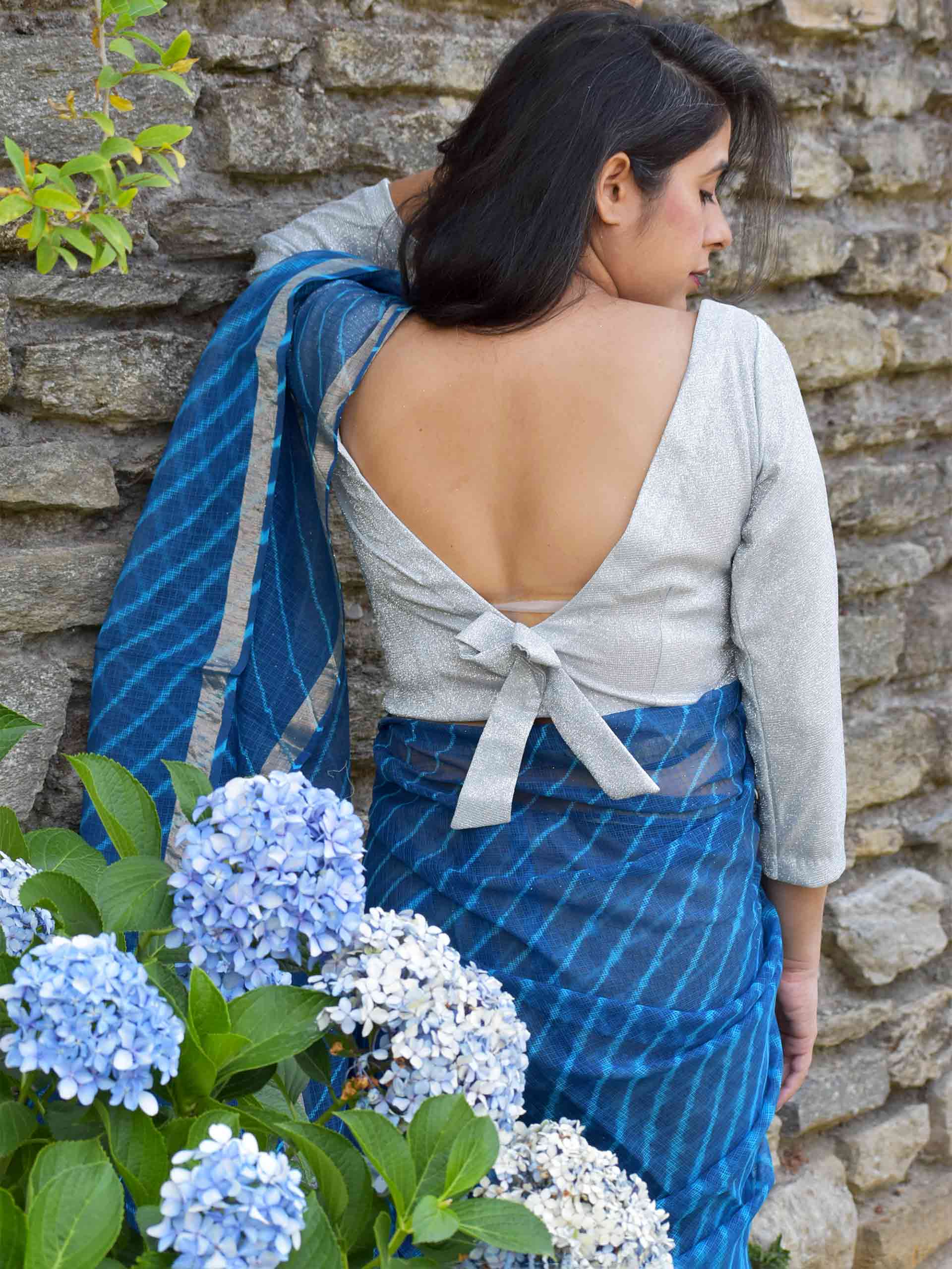 STAR STUDDED SKY - stretchable blouse