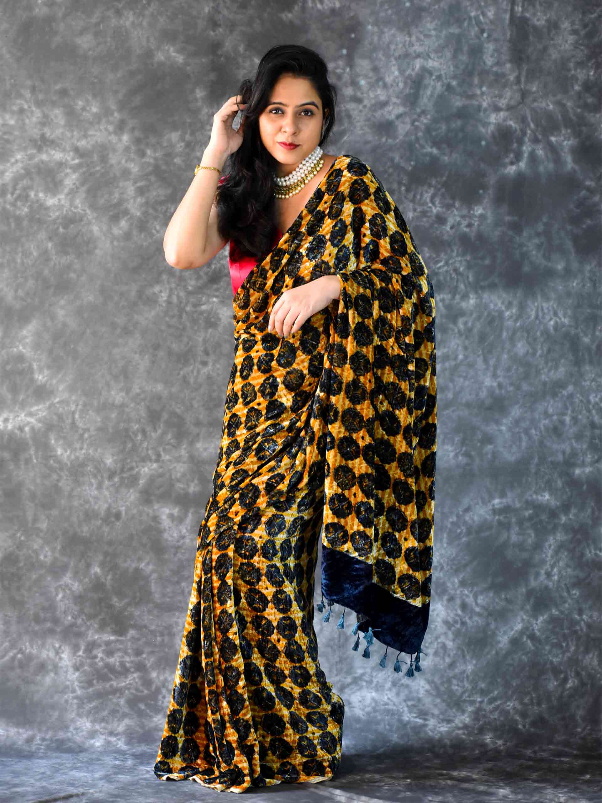 Velvet Saree online