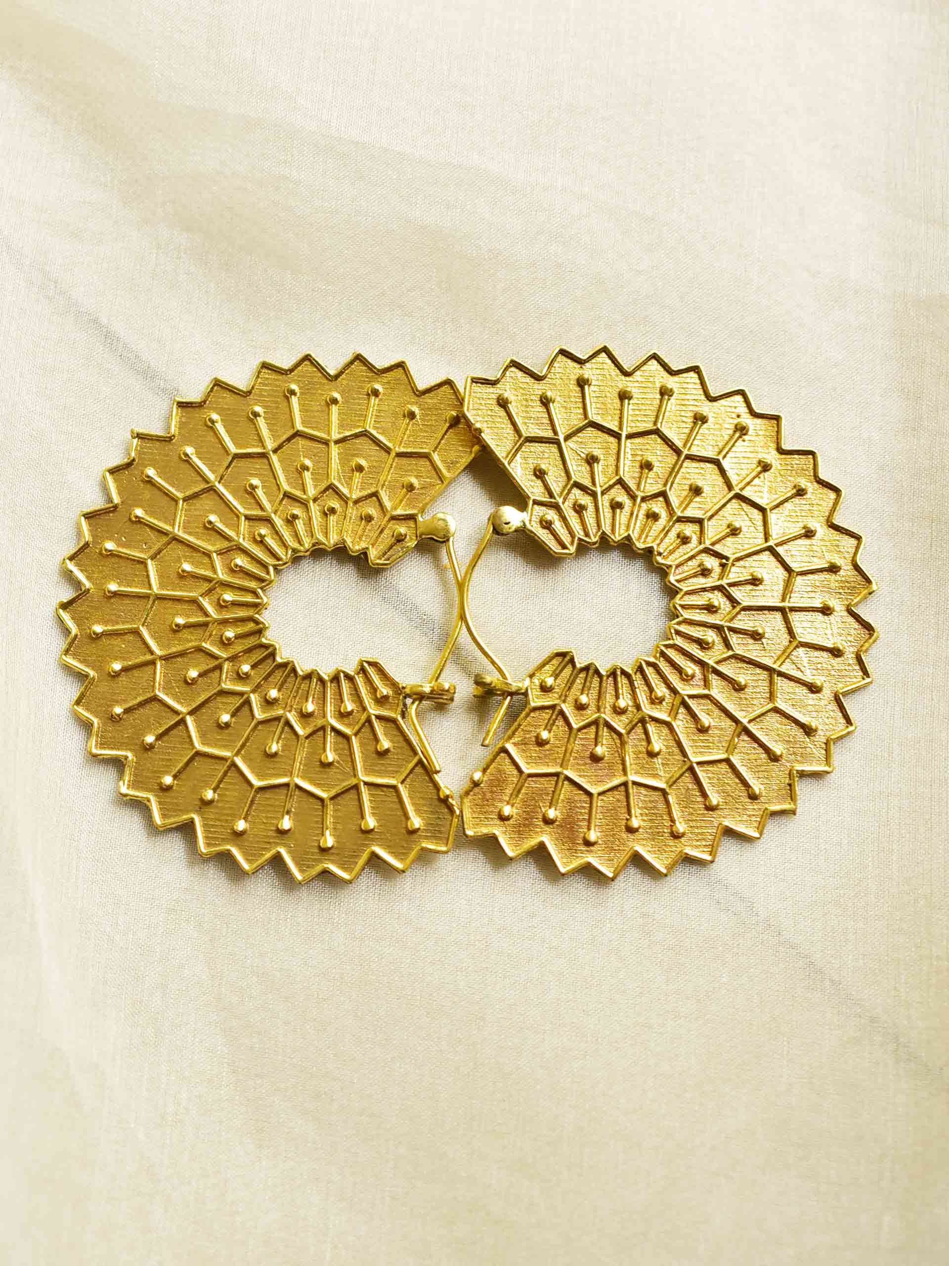 Dragon - Gold plated earring