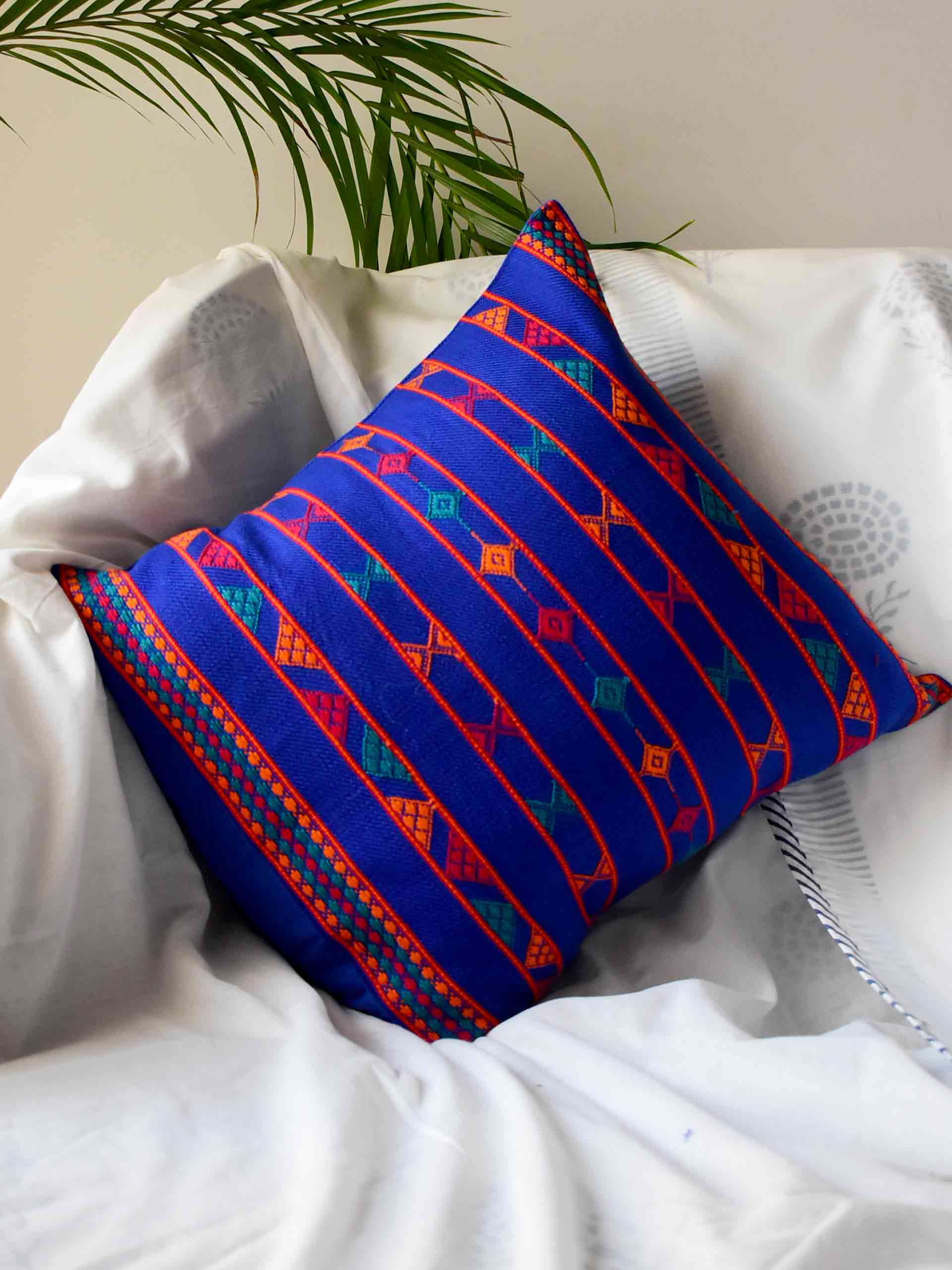 Buy Kashida Handloom Cushion Cover Online