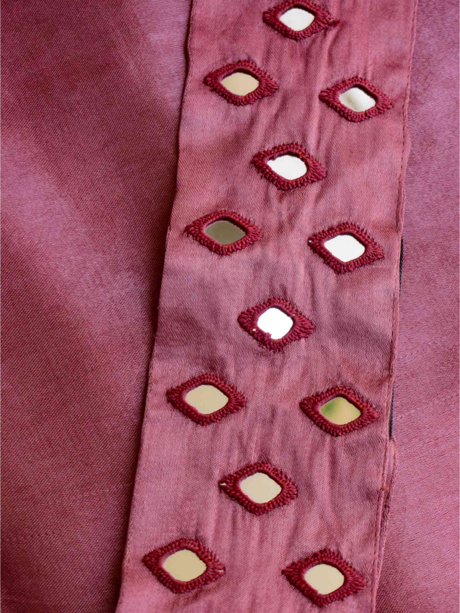 Buy Mirror Work Mashru Silk Belt Online