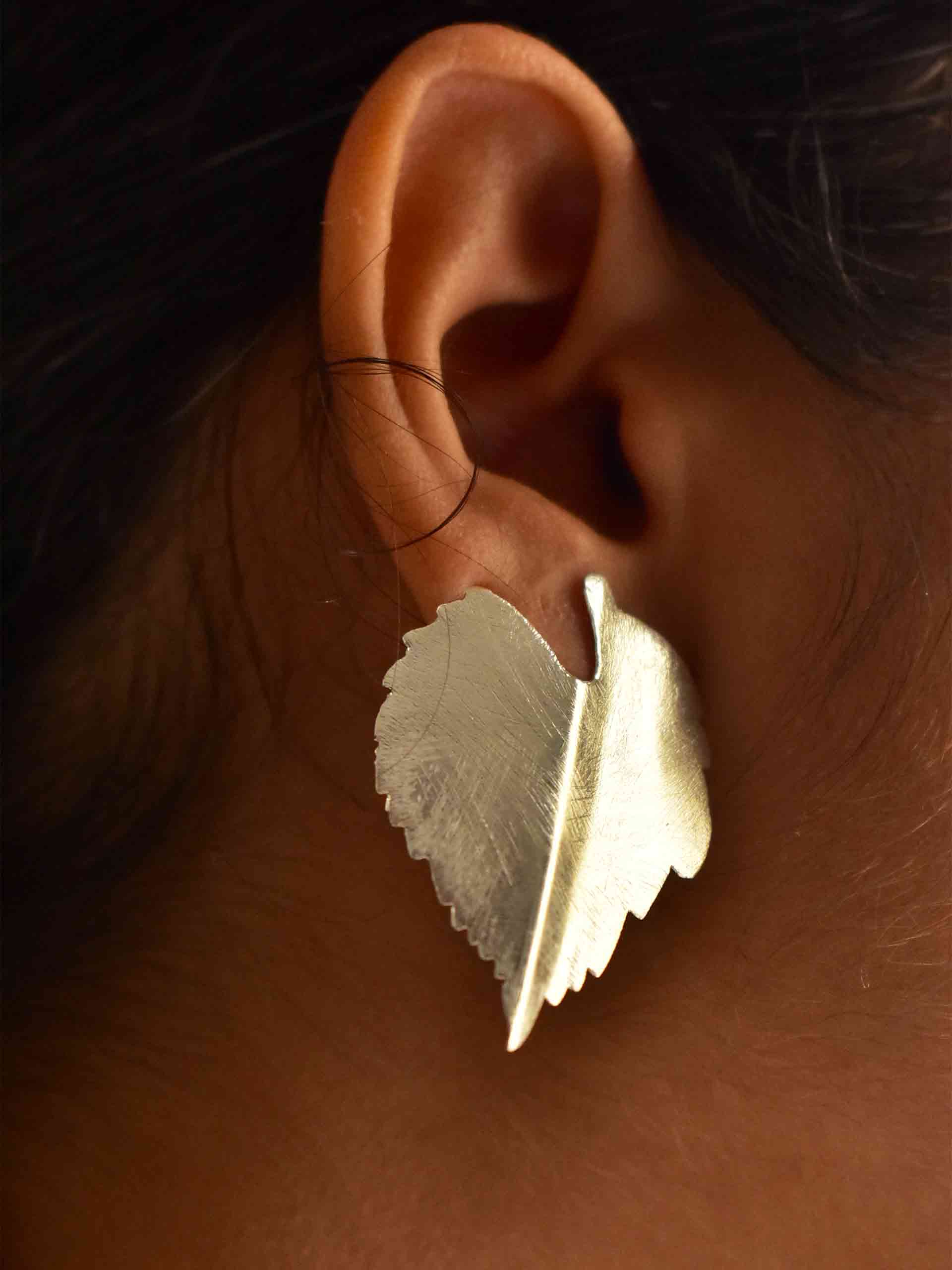 Heaven tree - silver plated earring