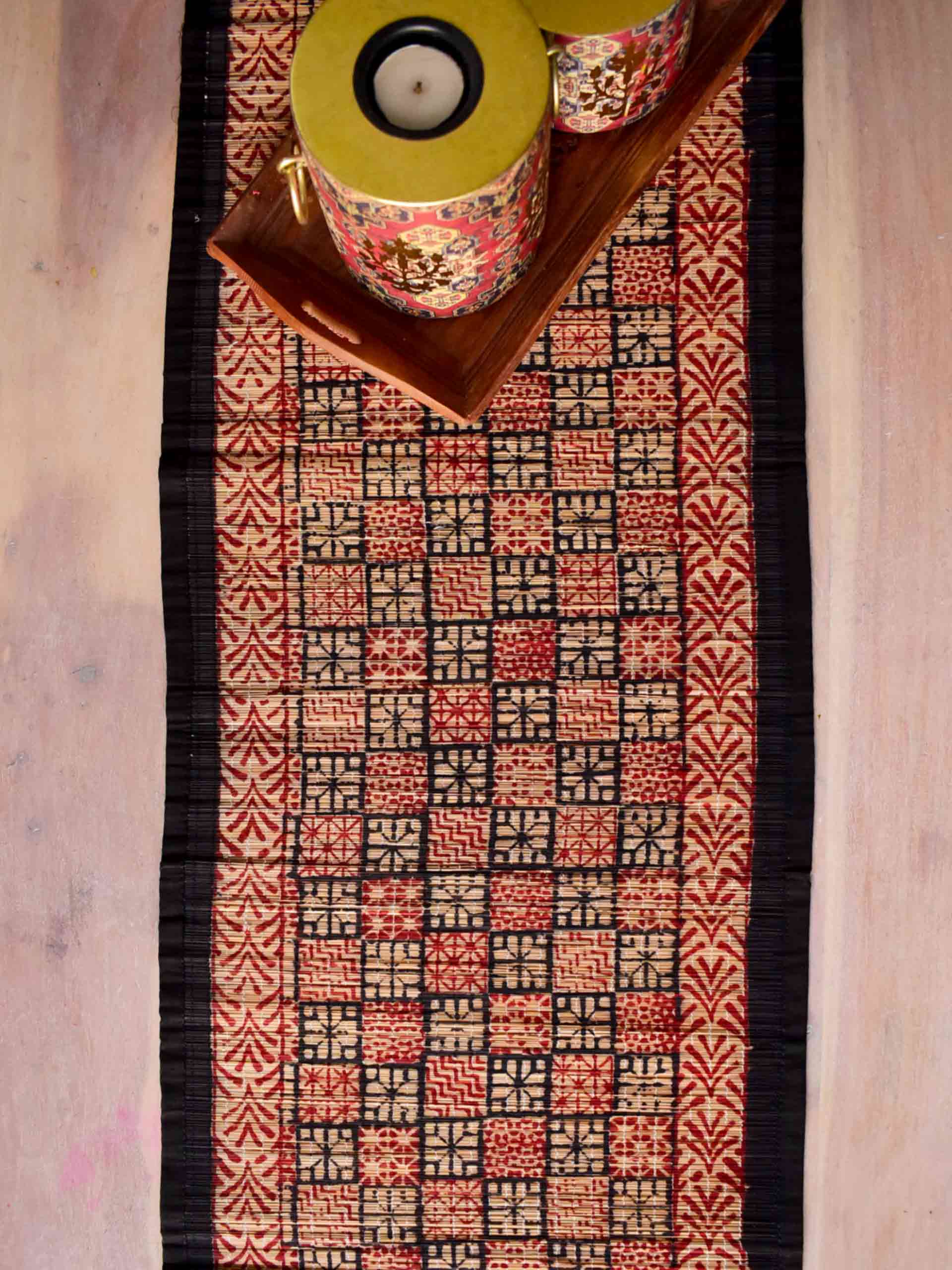 Buy Bagh Print Bamboo Table Runner Online