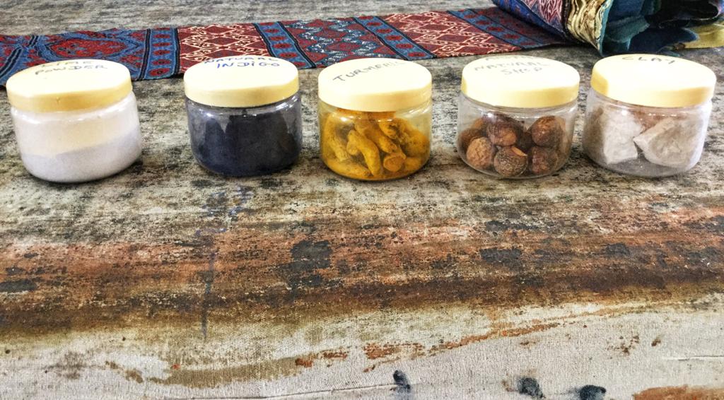 Natural dyes Ajrakh Sustainable Fashion