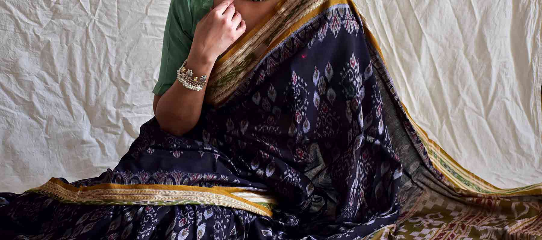 Buy Ikat silk sarees online