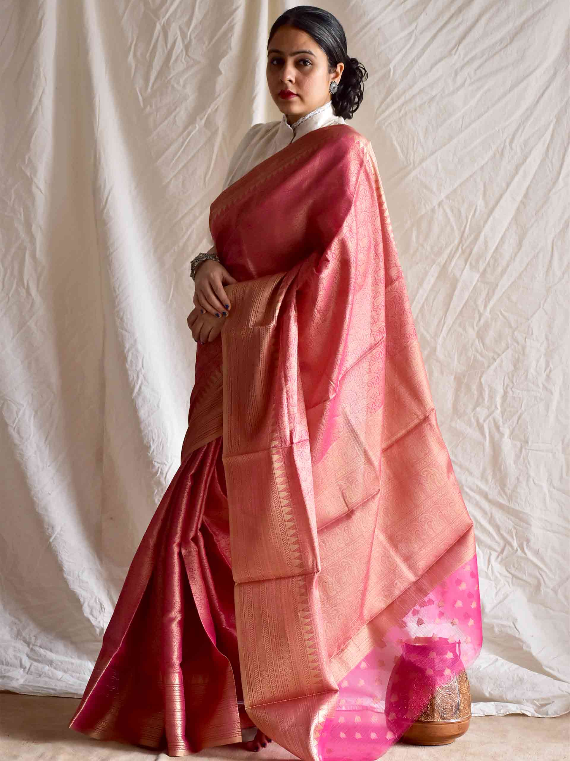 Rani- kota silk Brocade saree