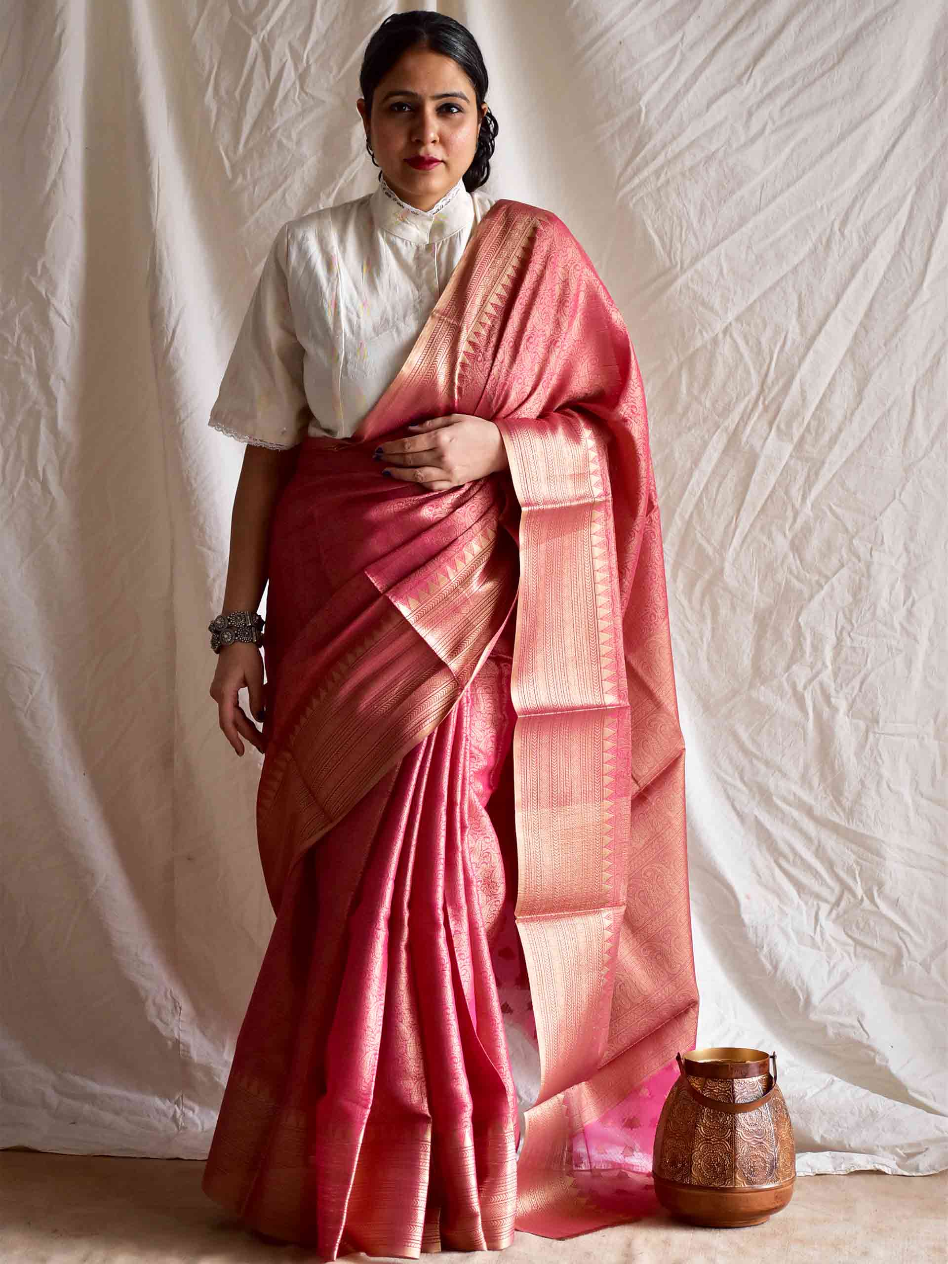 Rani- kota silk Brocade saree