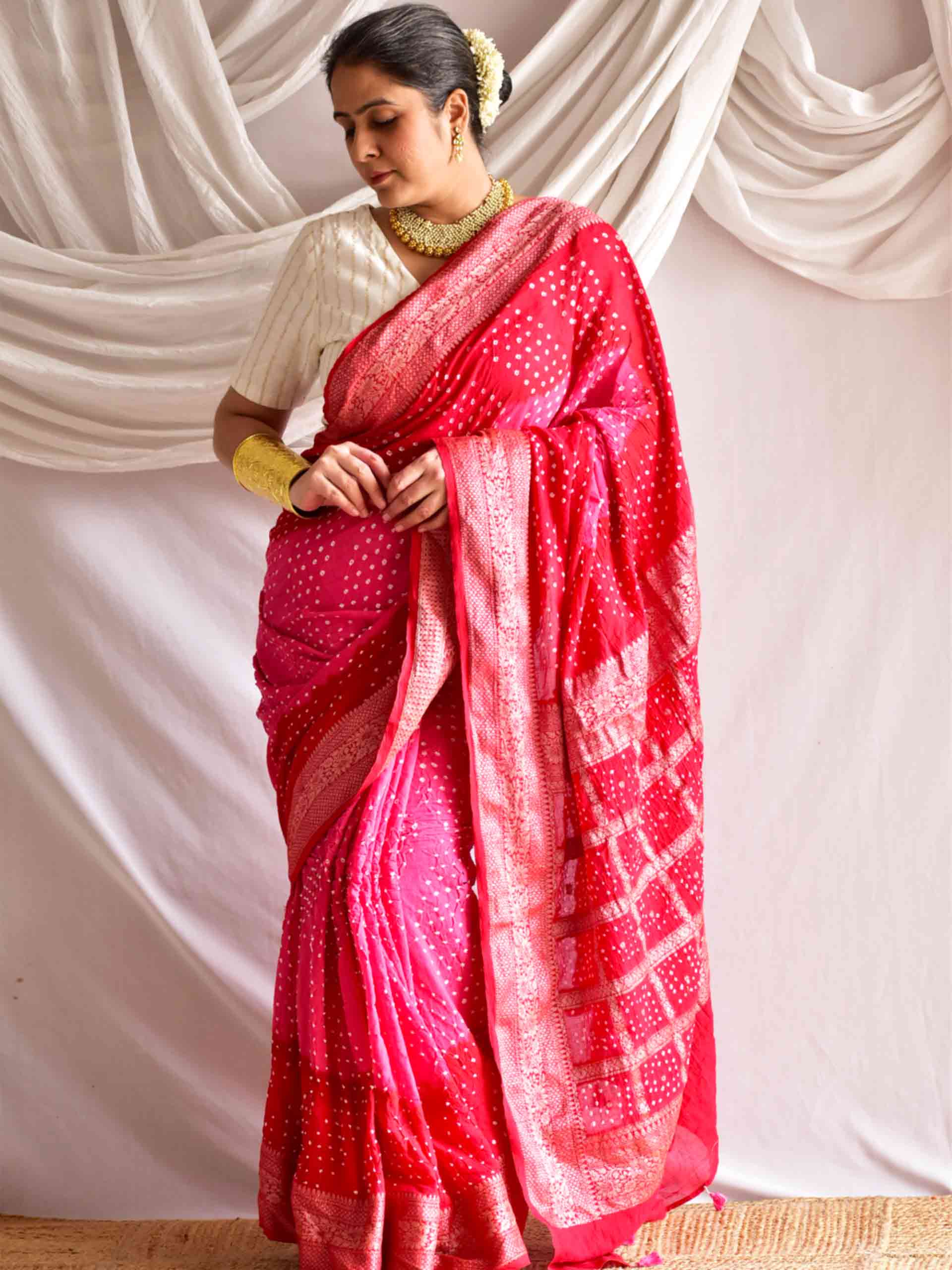 Lavanya -  Bandhej Saree