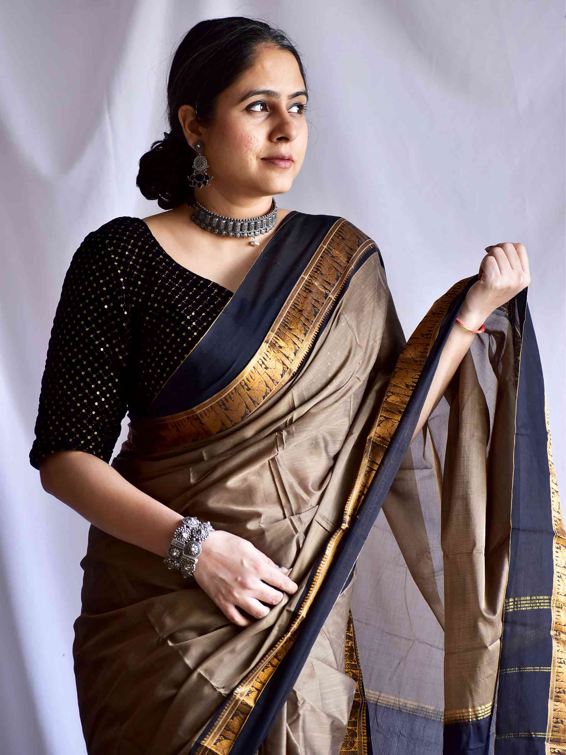 Raat - Bengal cotton saree