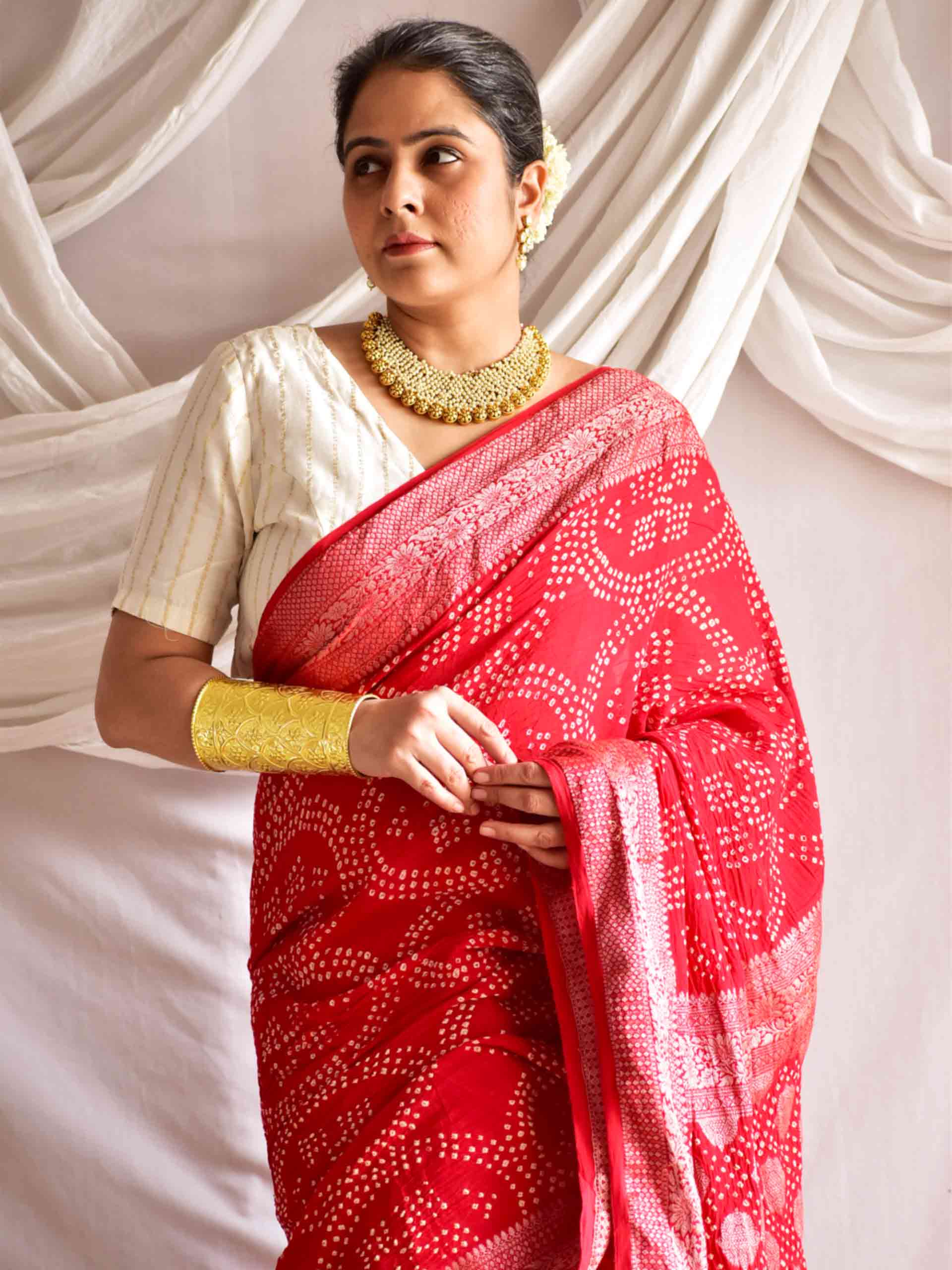 Laalima -  Bandhej Saree
