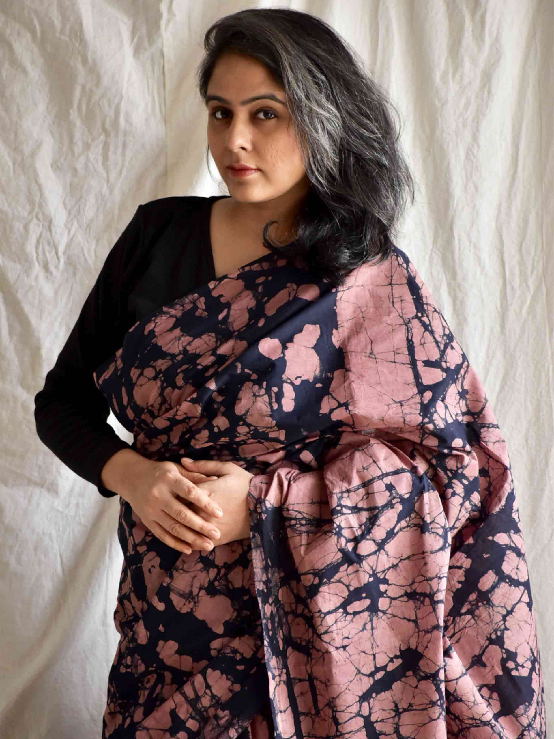 Bubbles - Tye and dye cotton saree