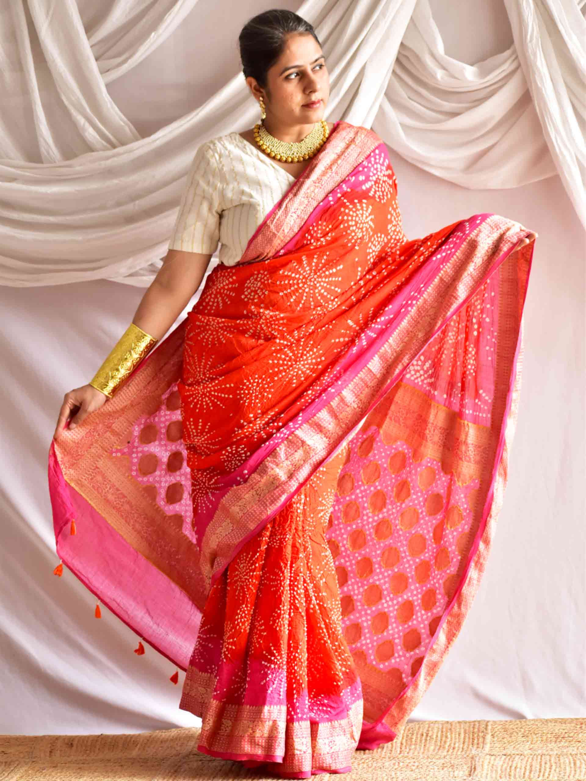 Agni Bandhej Saree
