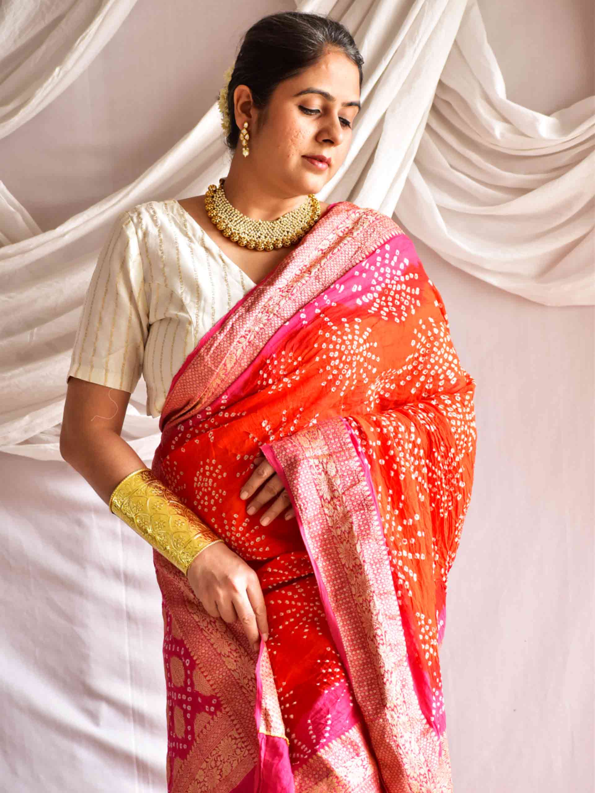 Agni Bandhej Saree