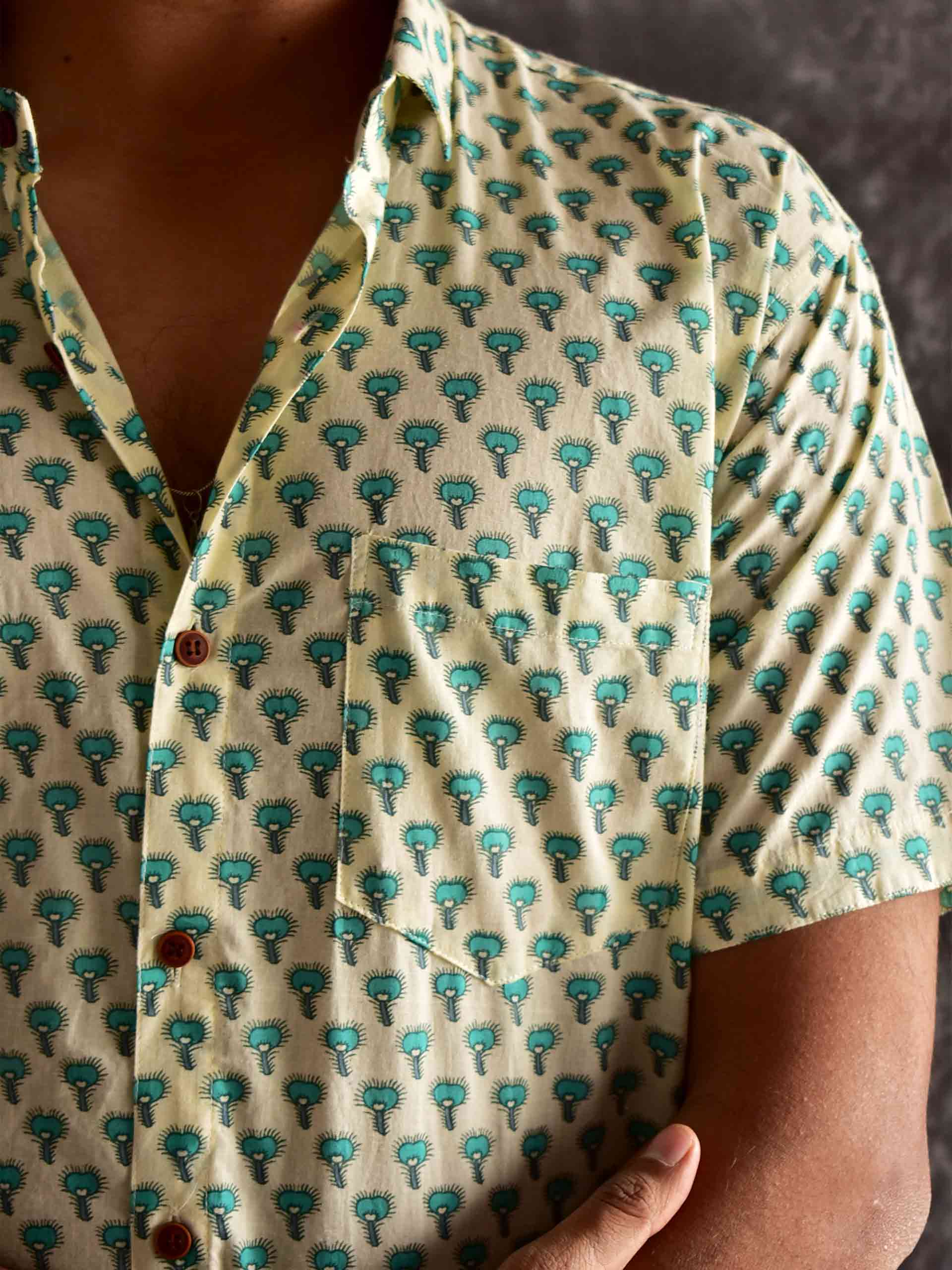 Aqua -  Printed Shirt