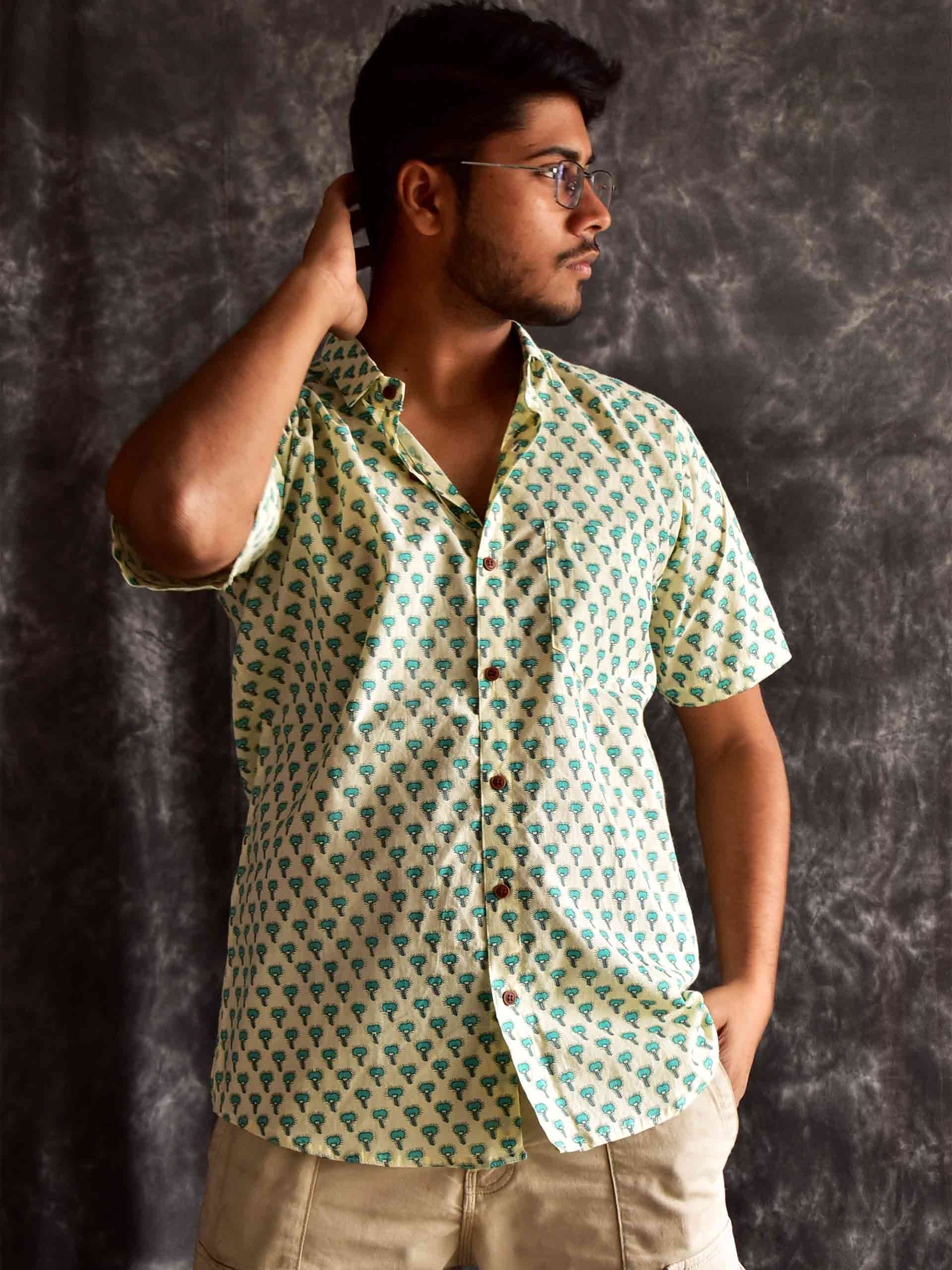 Aqua -  Printed Shirt