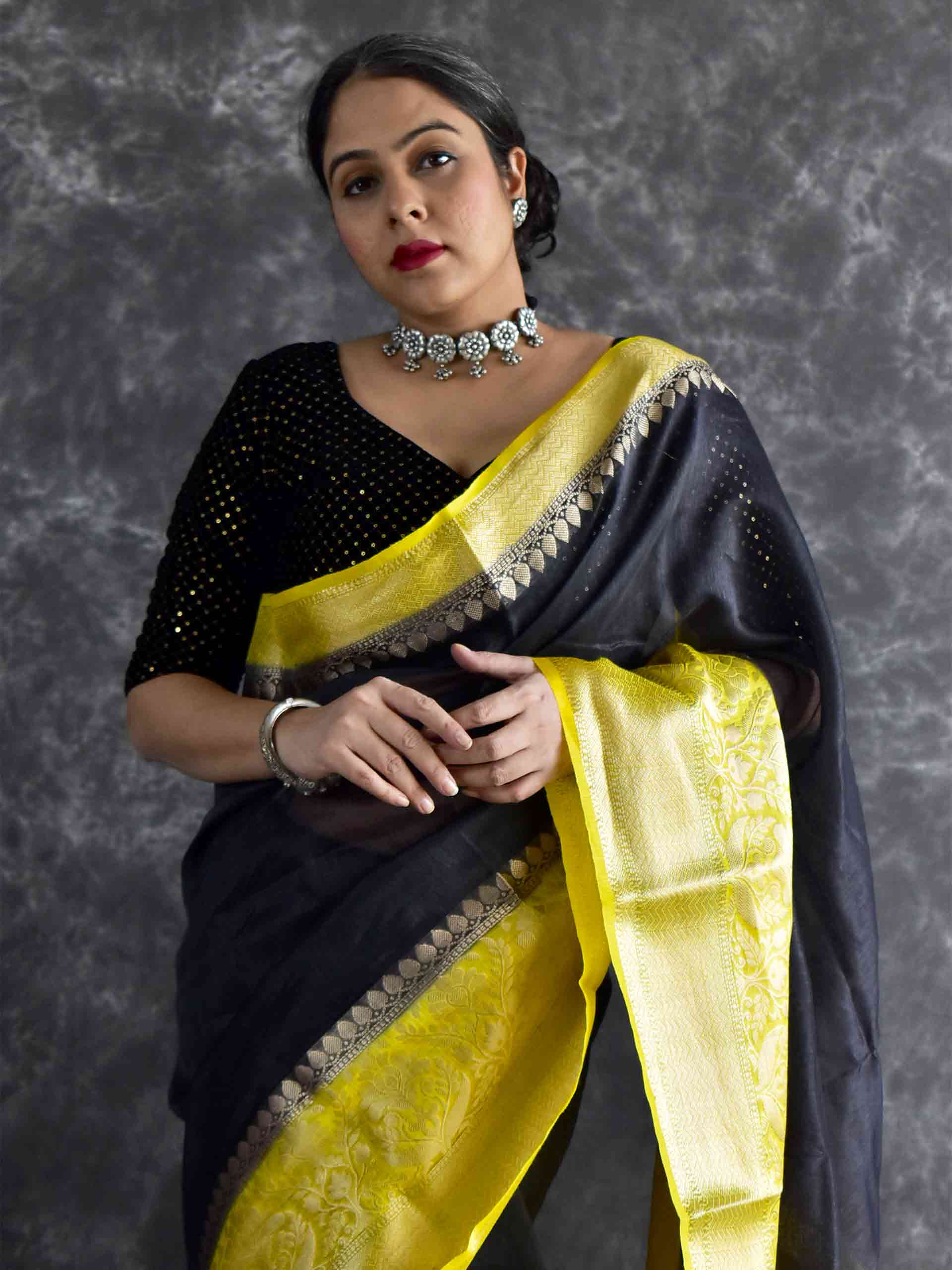 Gold mine - silk saree