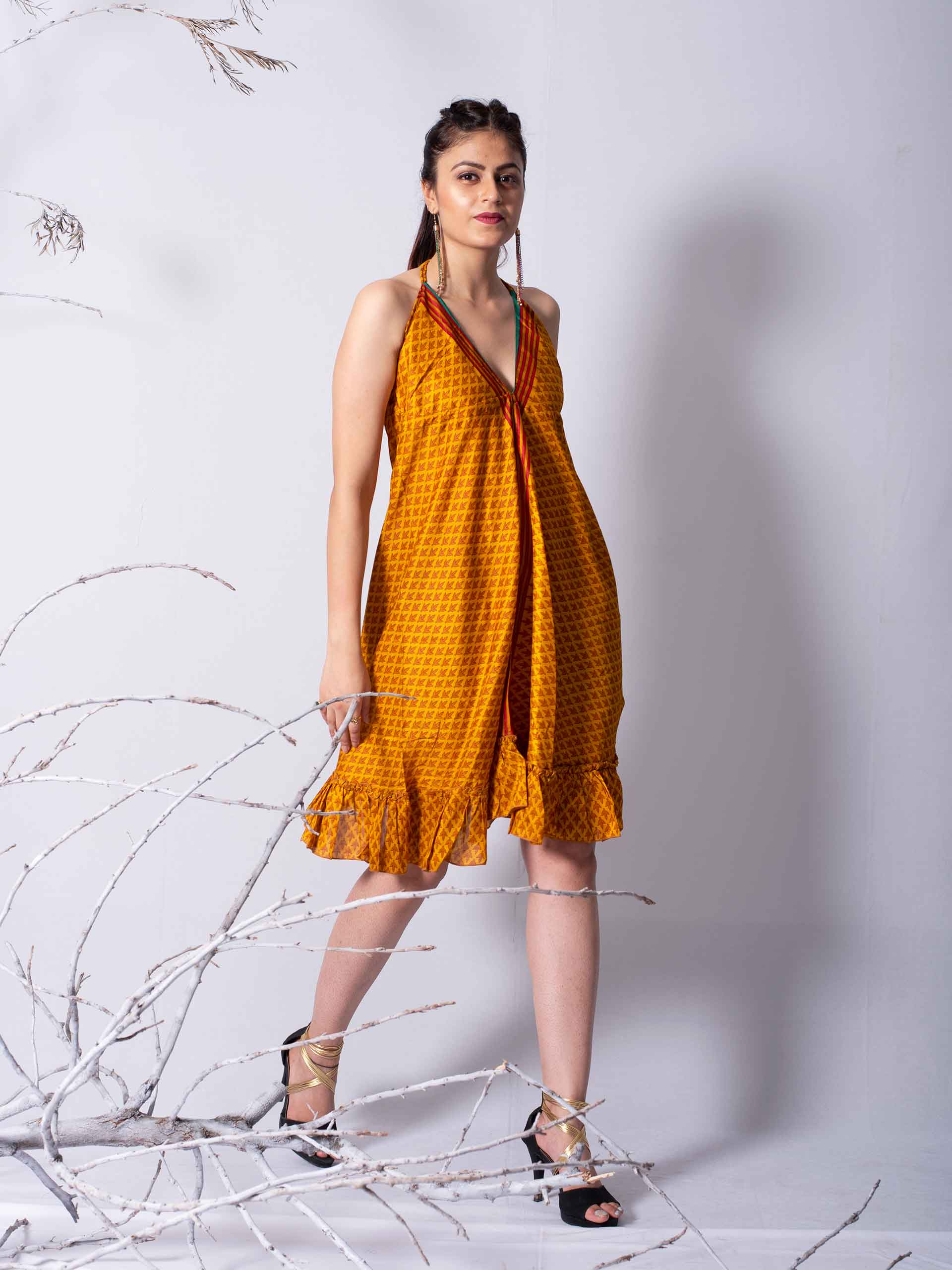 Sunshine - satin short Dress