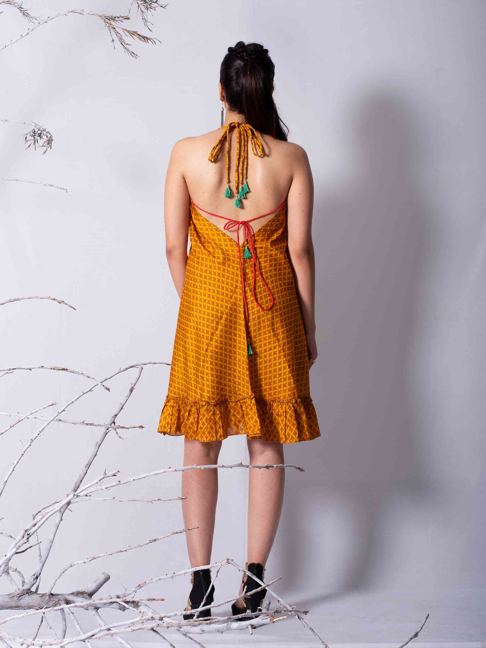 Sunshine - satin short Dress