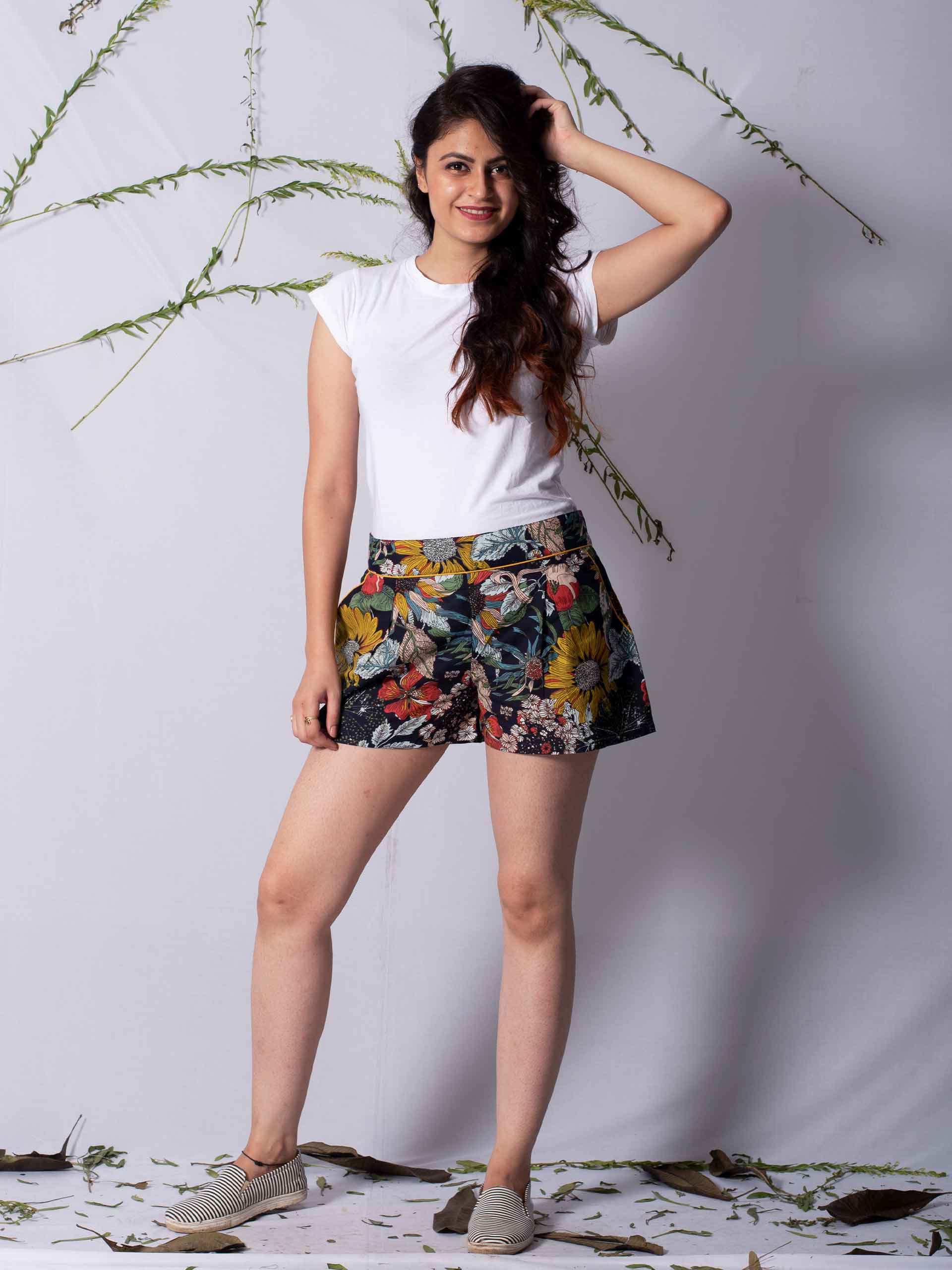 Marigold - printed shorts
