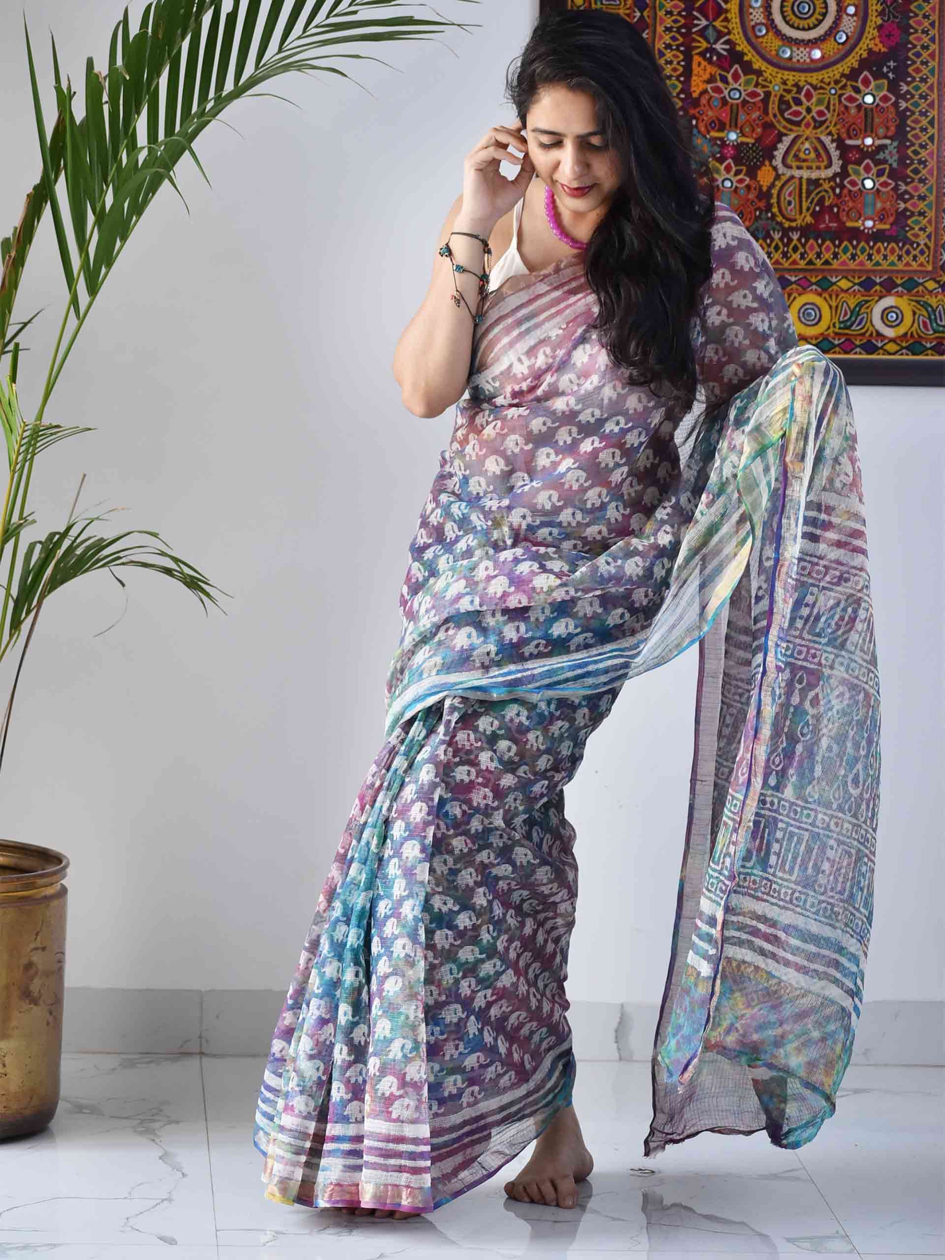 UD050  - Kota Doria Saree