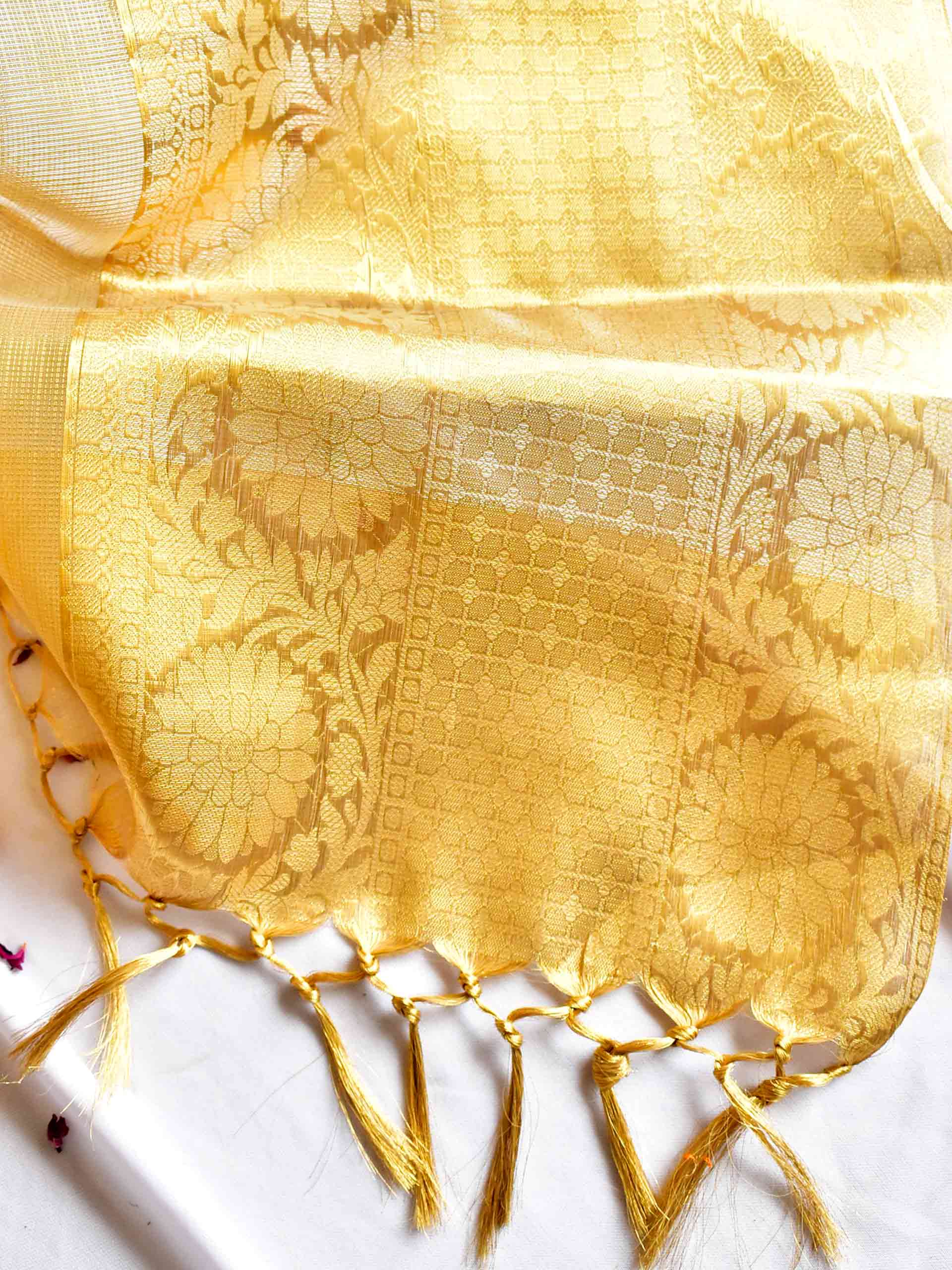 Sona - kota tissue silk saree