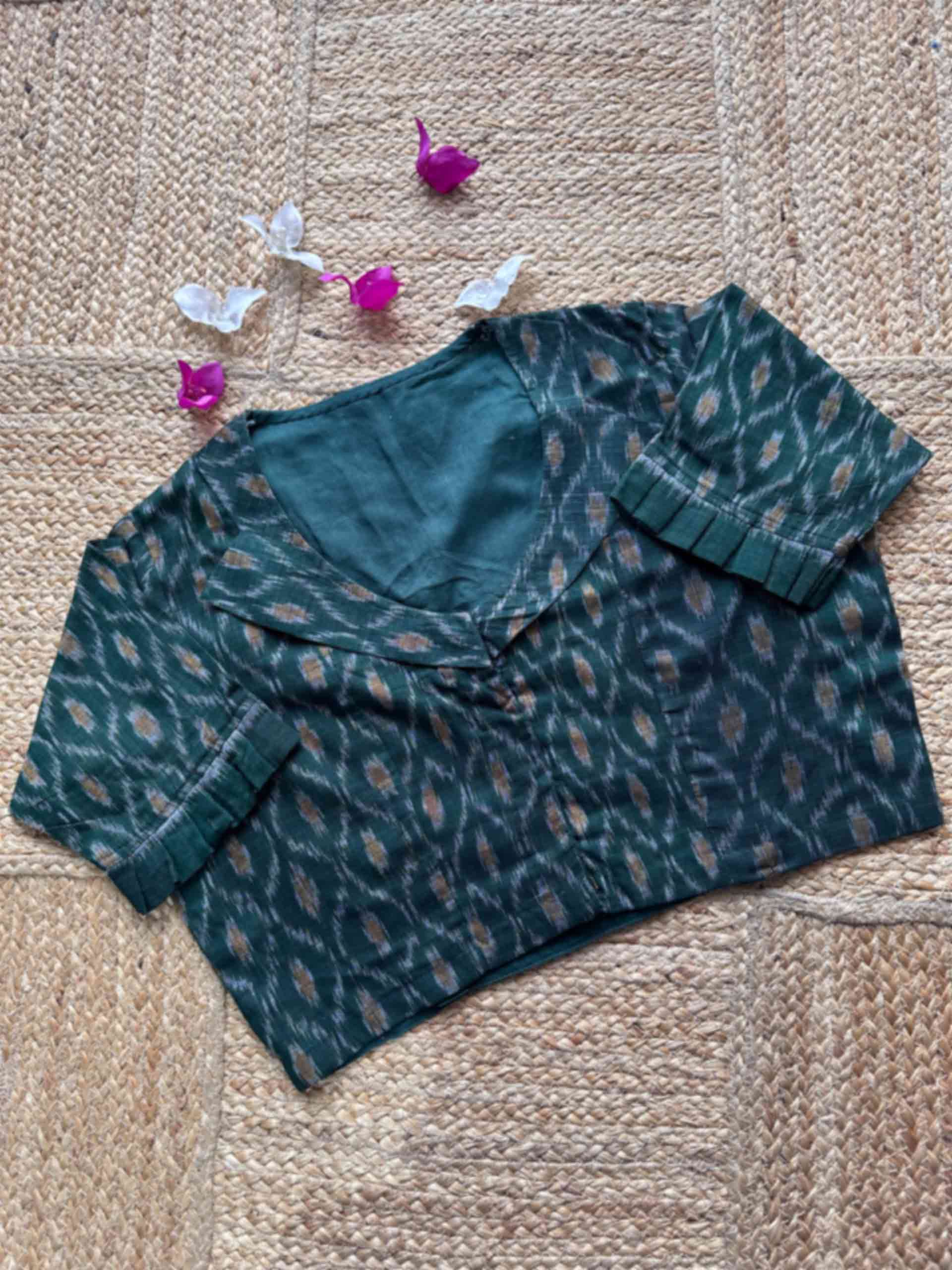 Sample 021  Ikat blouse