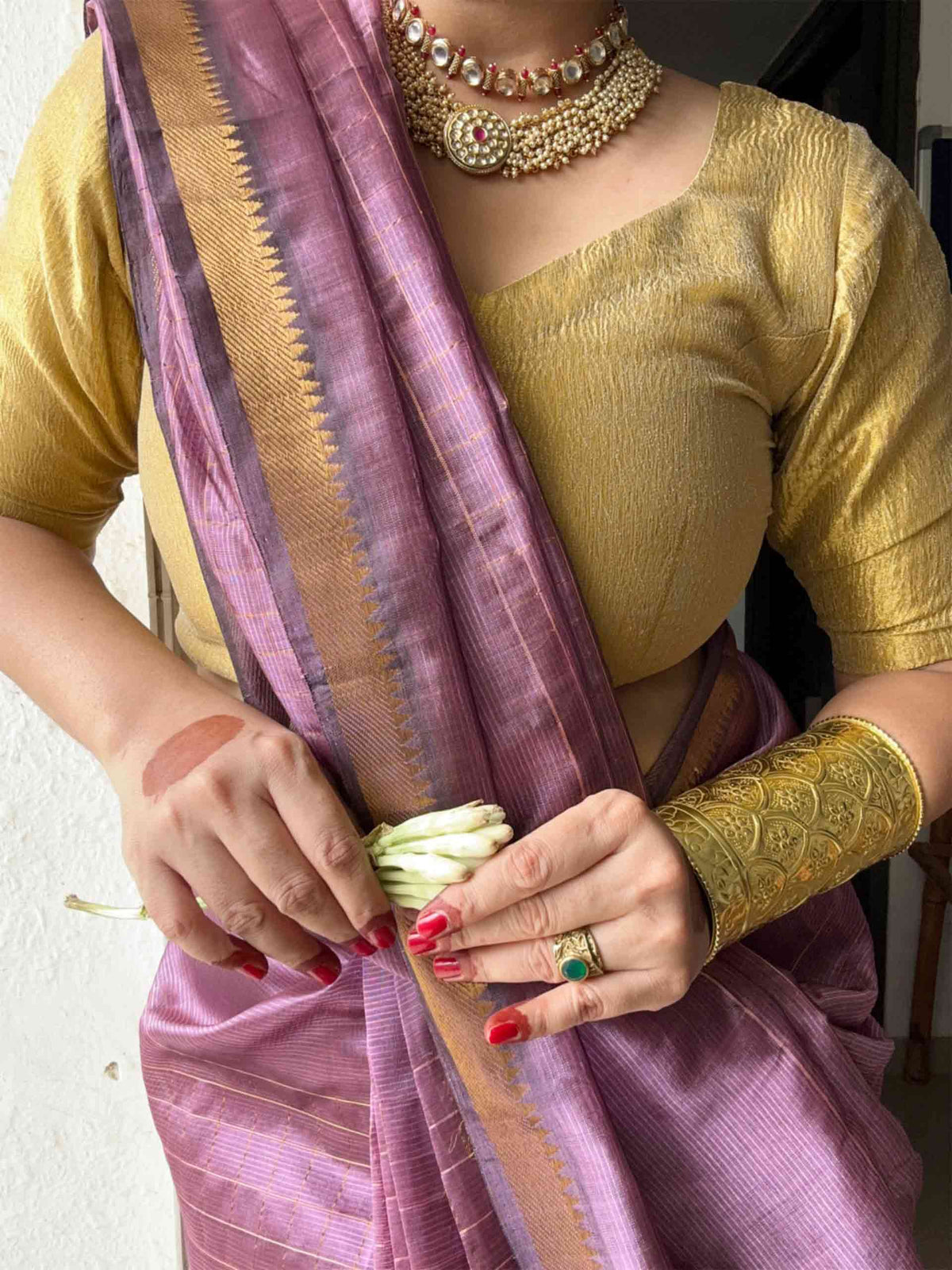 Vennela - Mangalgiri Pattu Silk Saree