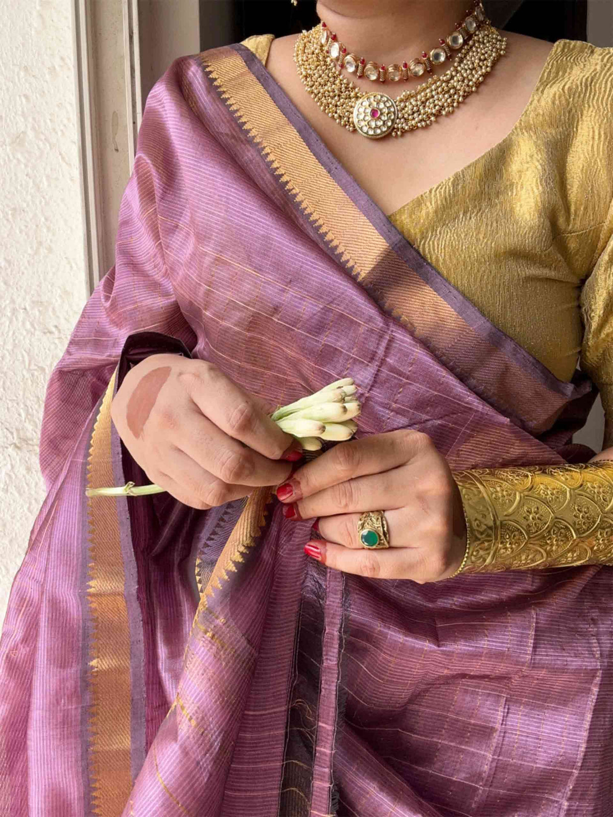 Vennela - Mangalgiri Pattu Silk Saree