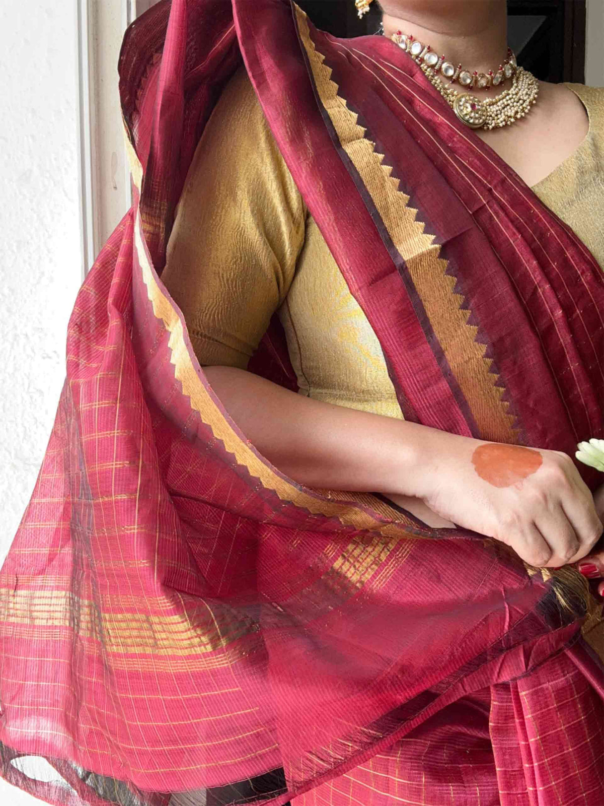Gulnaar - Mangalgiri Pattu Silk Saree