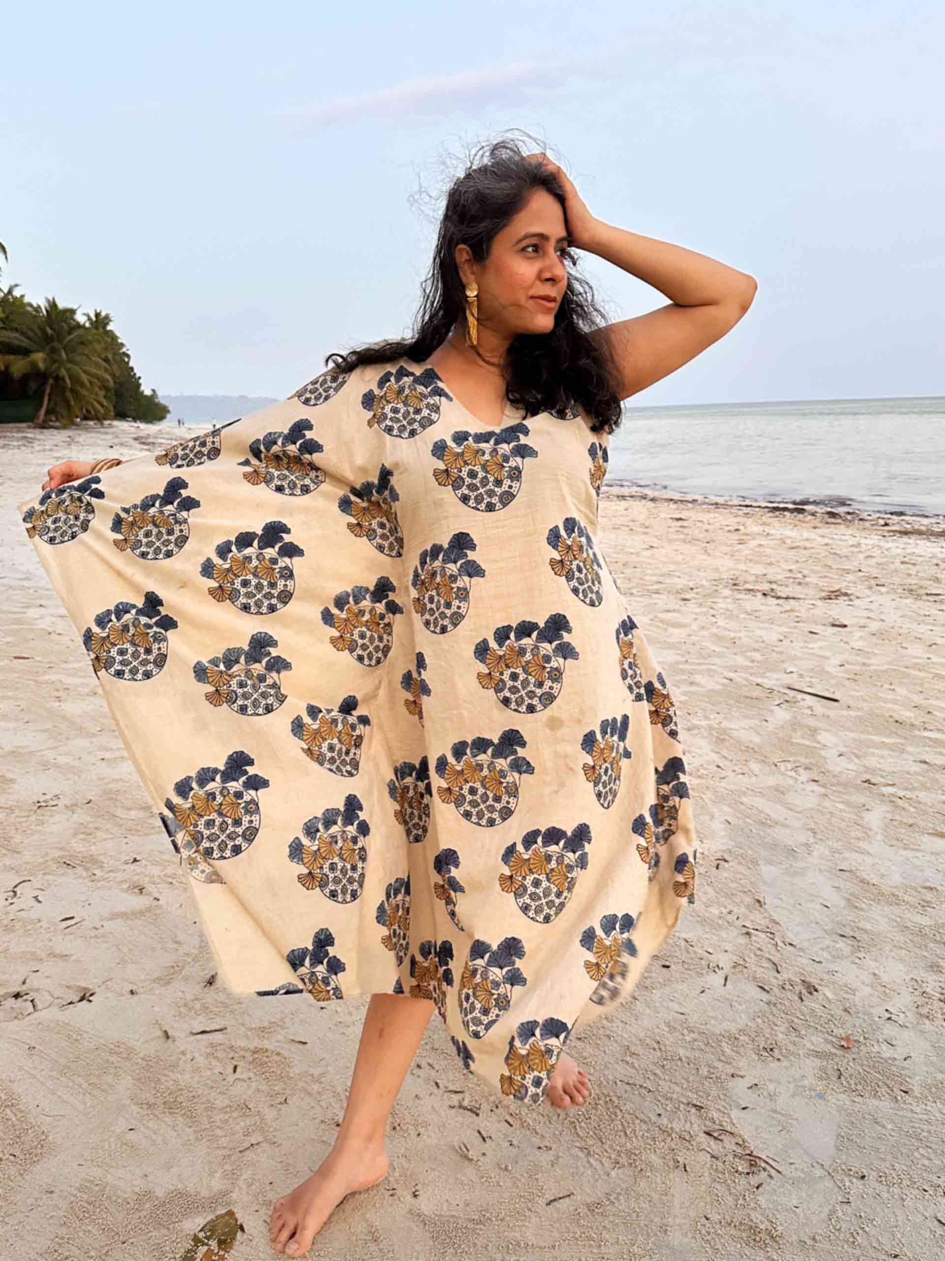 Breeze - Ajrakh dress