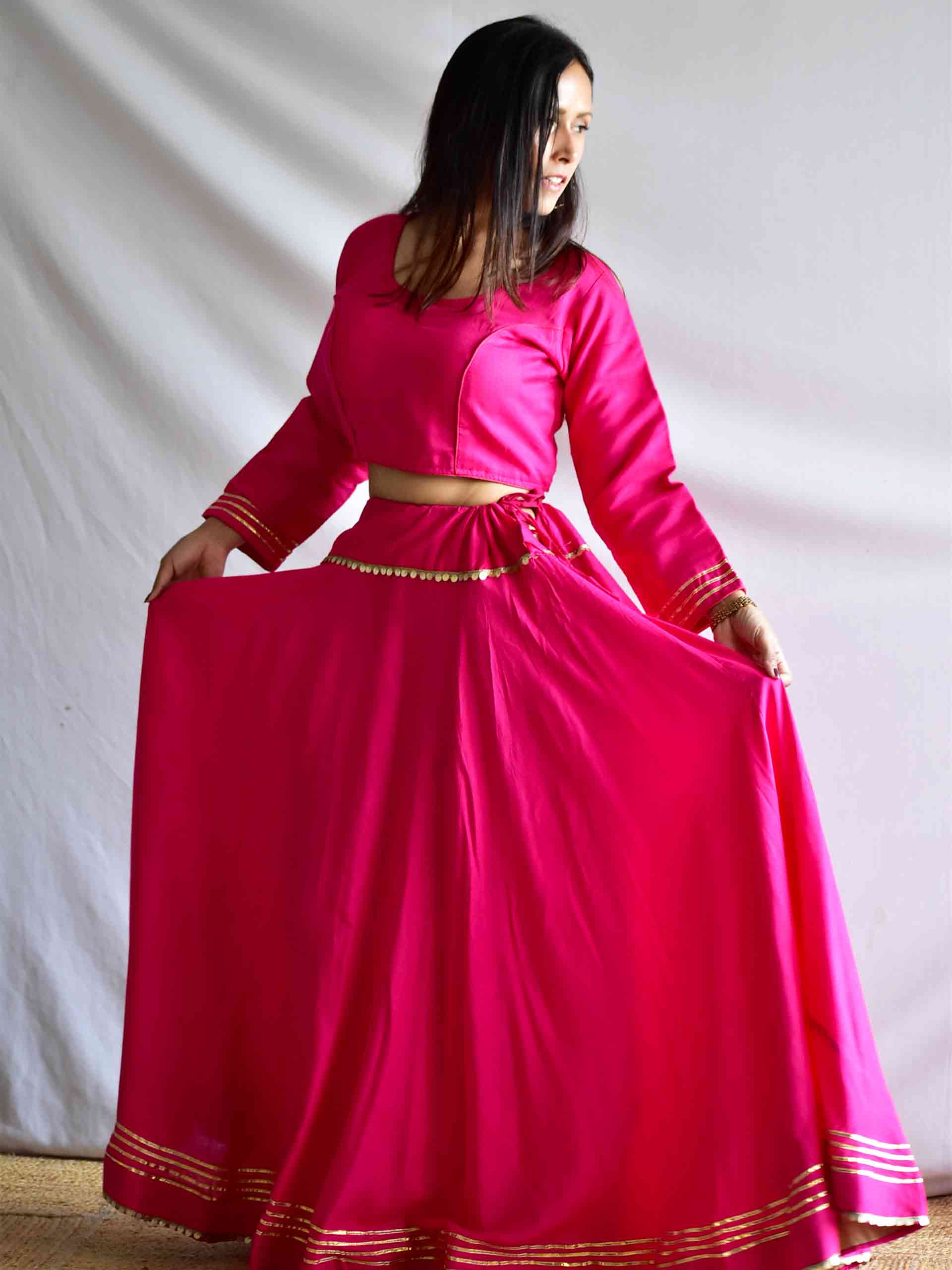 Gulabari - 2pc Lengha Set