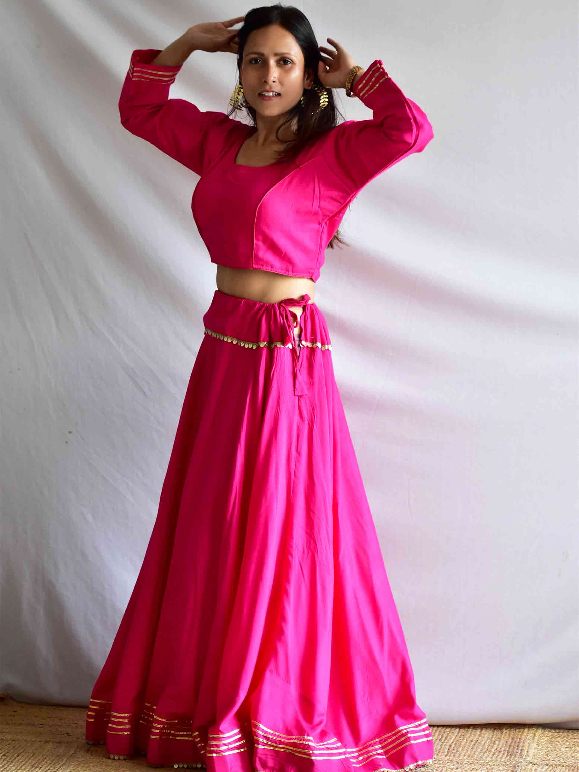 Gulabari - 2pc Lengha Set