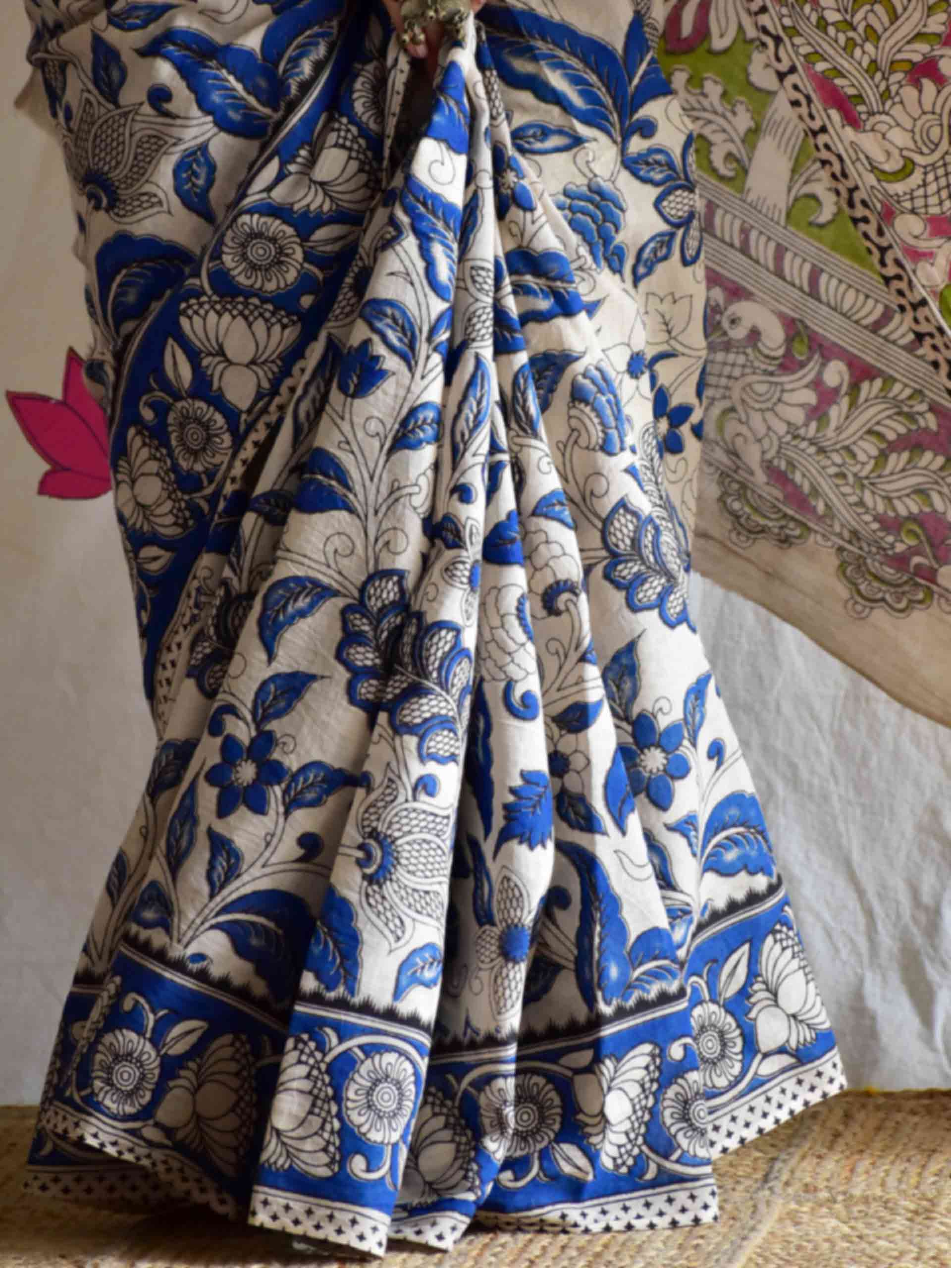 Swaraagini - kalamkari printed saree