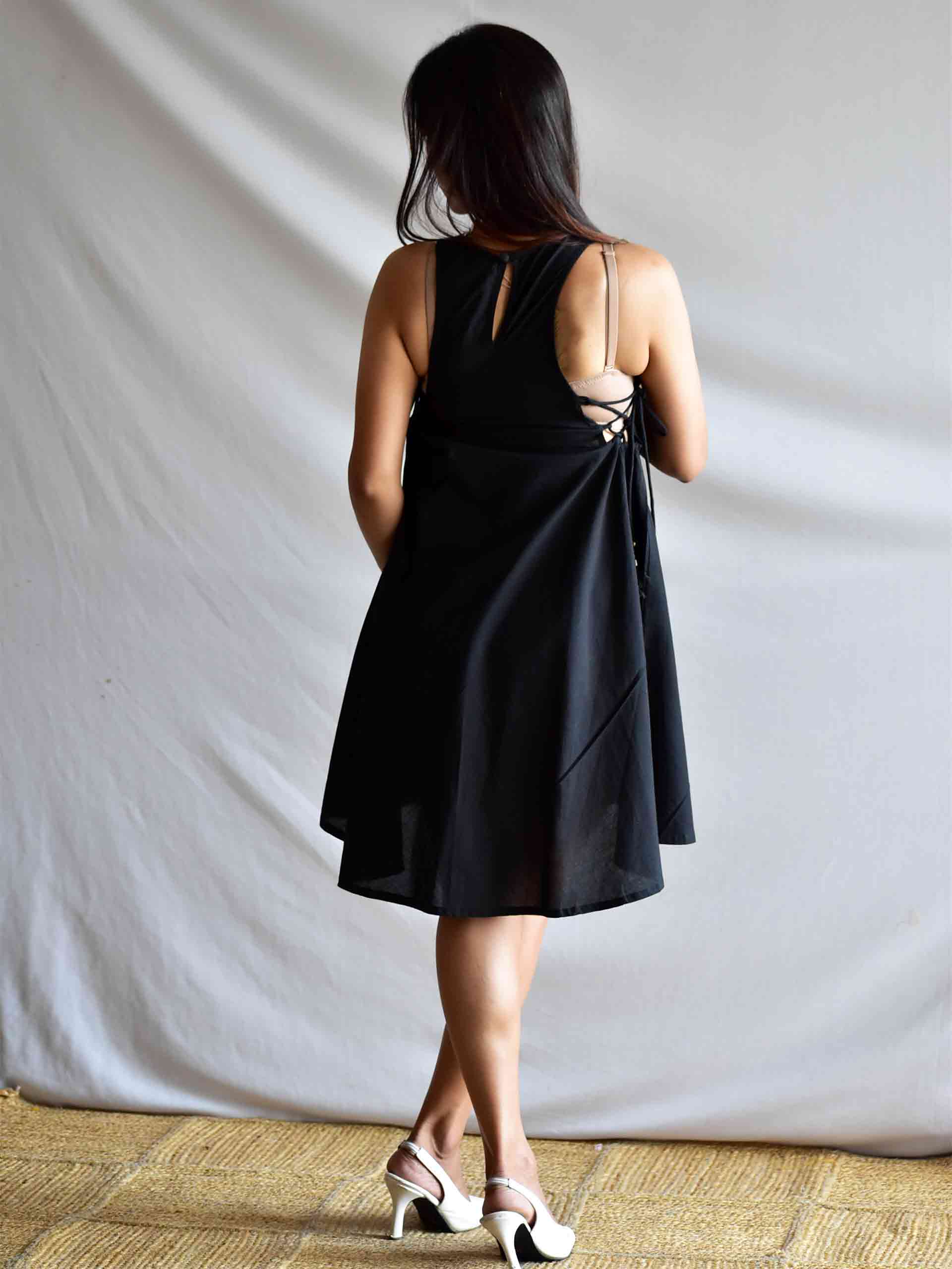 Amelia - Tie Knot Short Dress