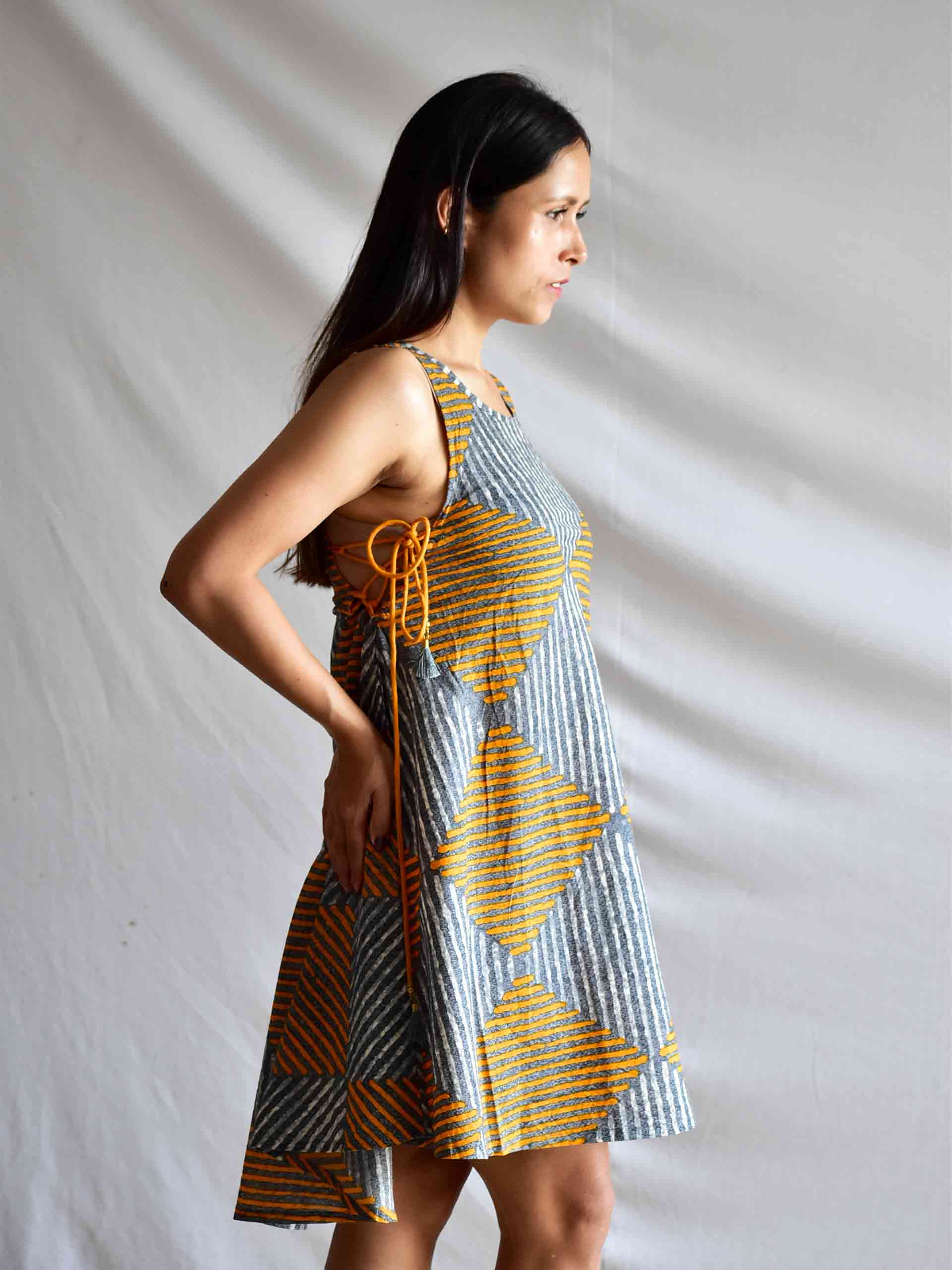 Aurora - Tie Knot Short Dress