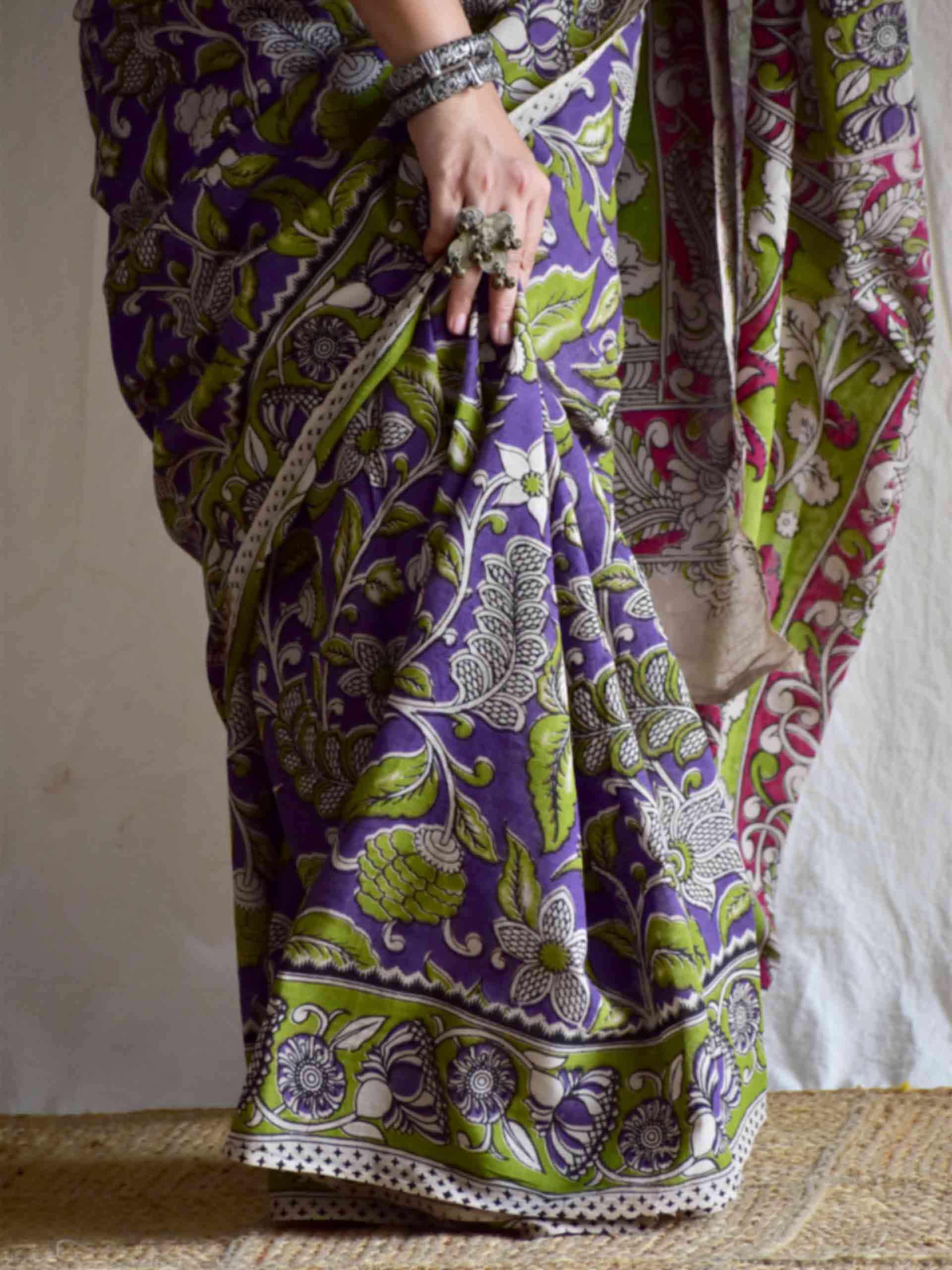Nagina - kalamkari printed saree