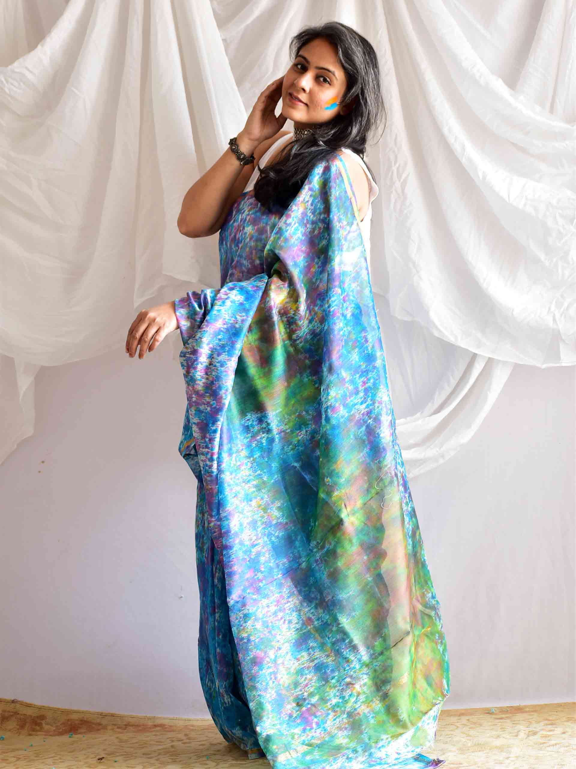 Sparkle - chanderi silk saree