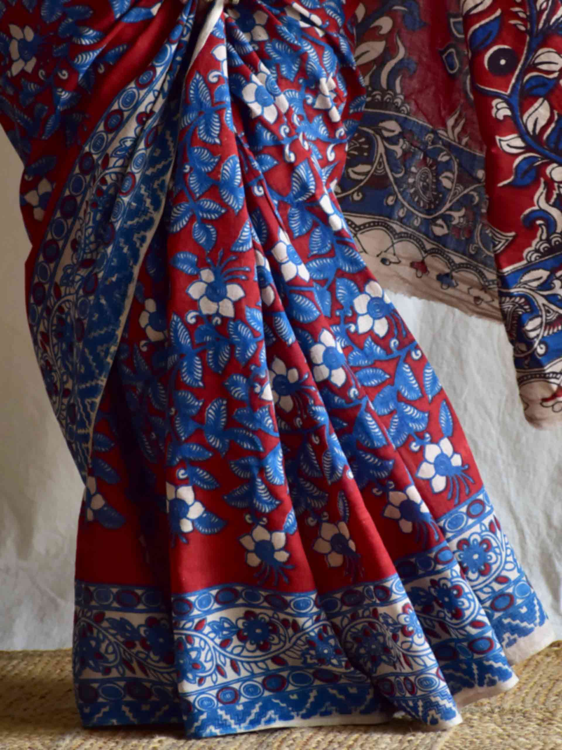 Navya - kalamkari printed saree