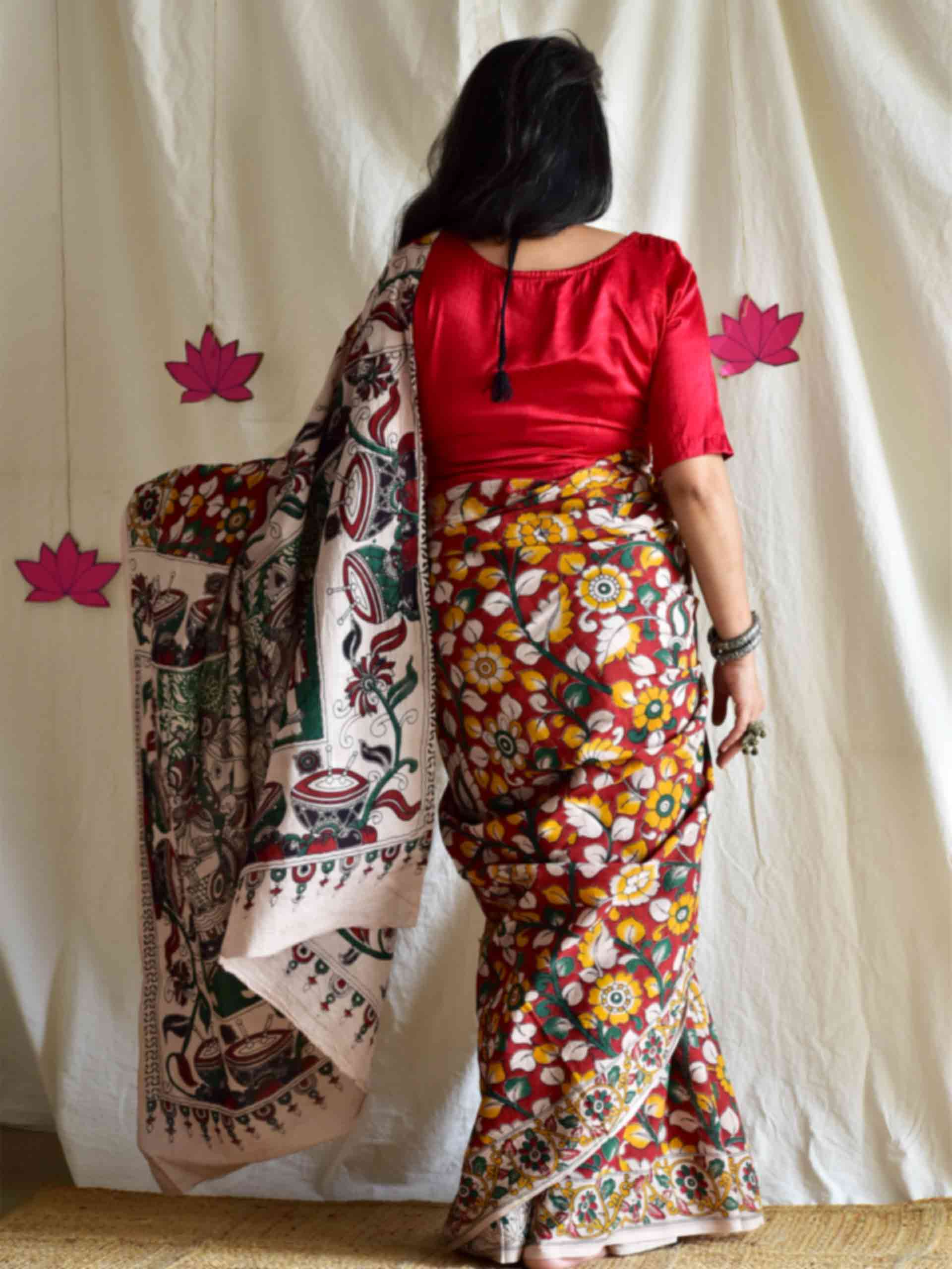 Ragini - kalamkari printed saree