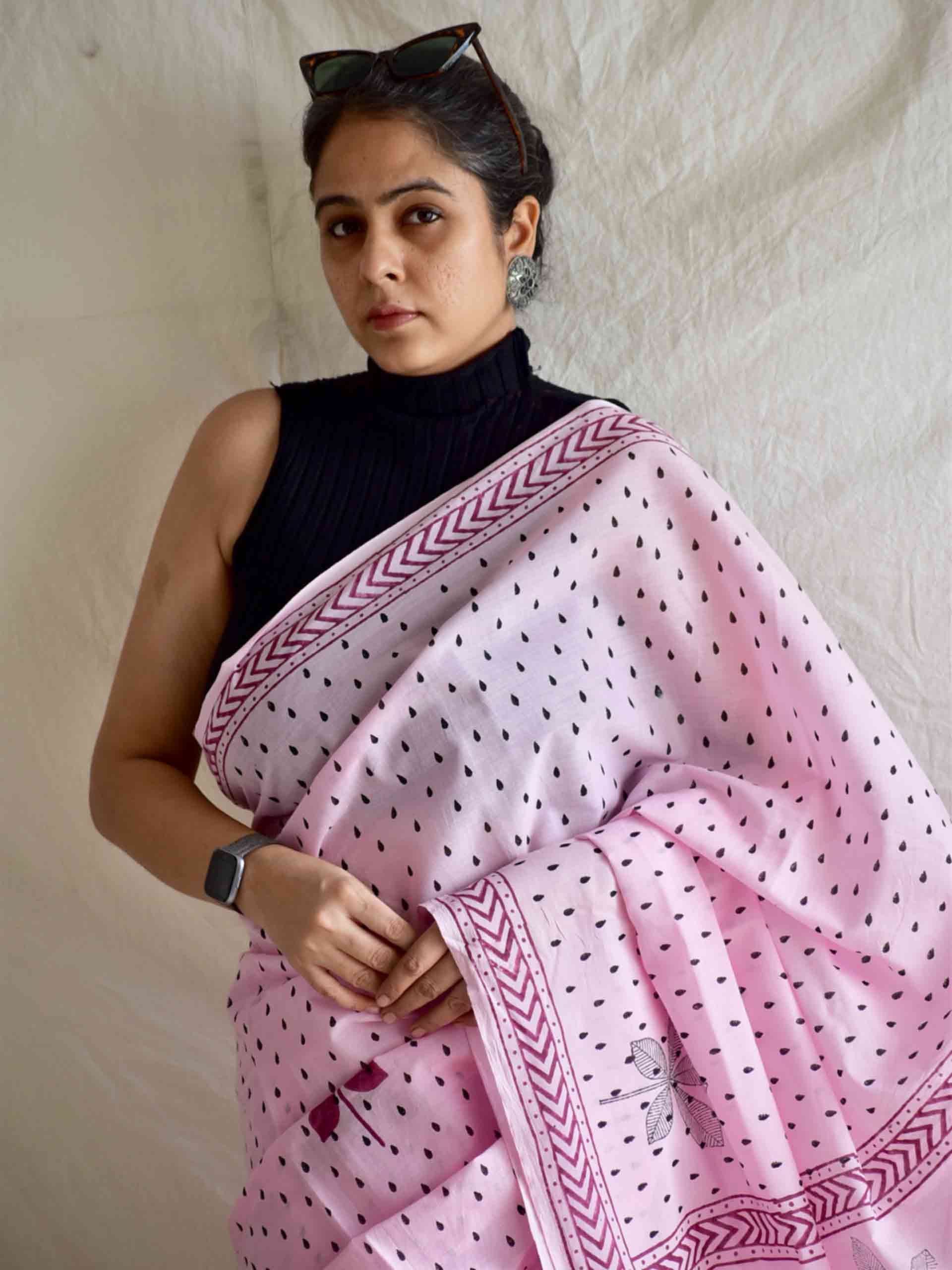 Coach lady - Mul cotton saree