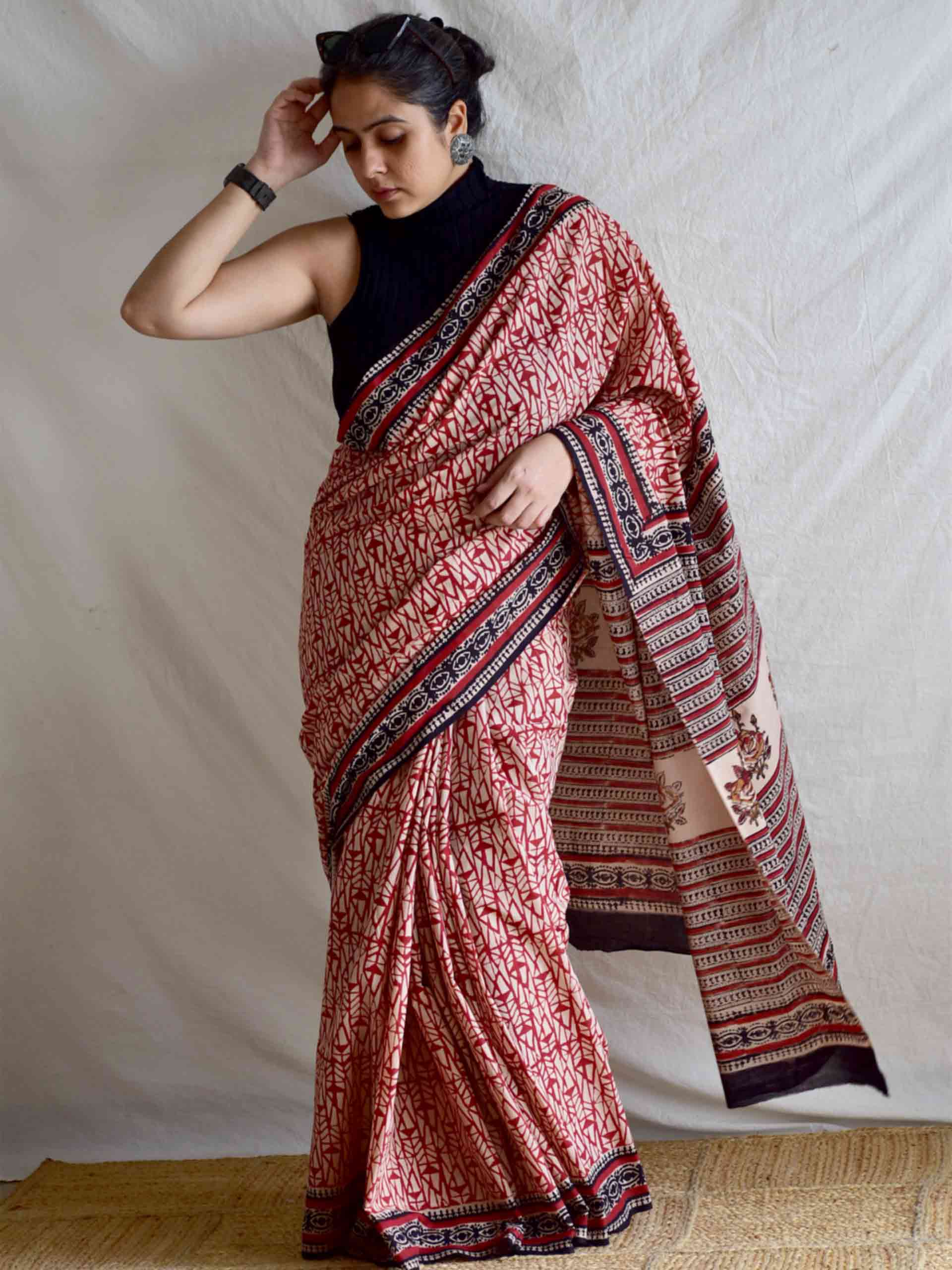 The Agenda - Mul cotton saree