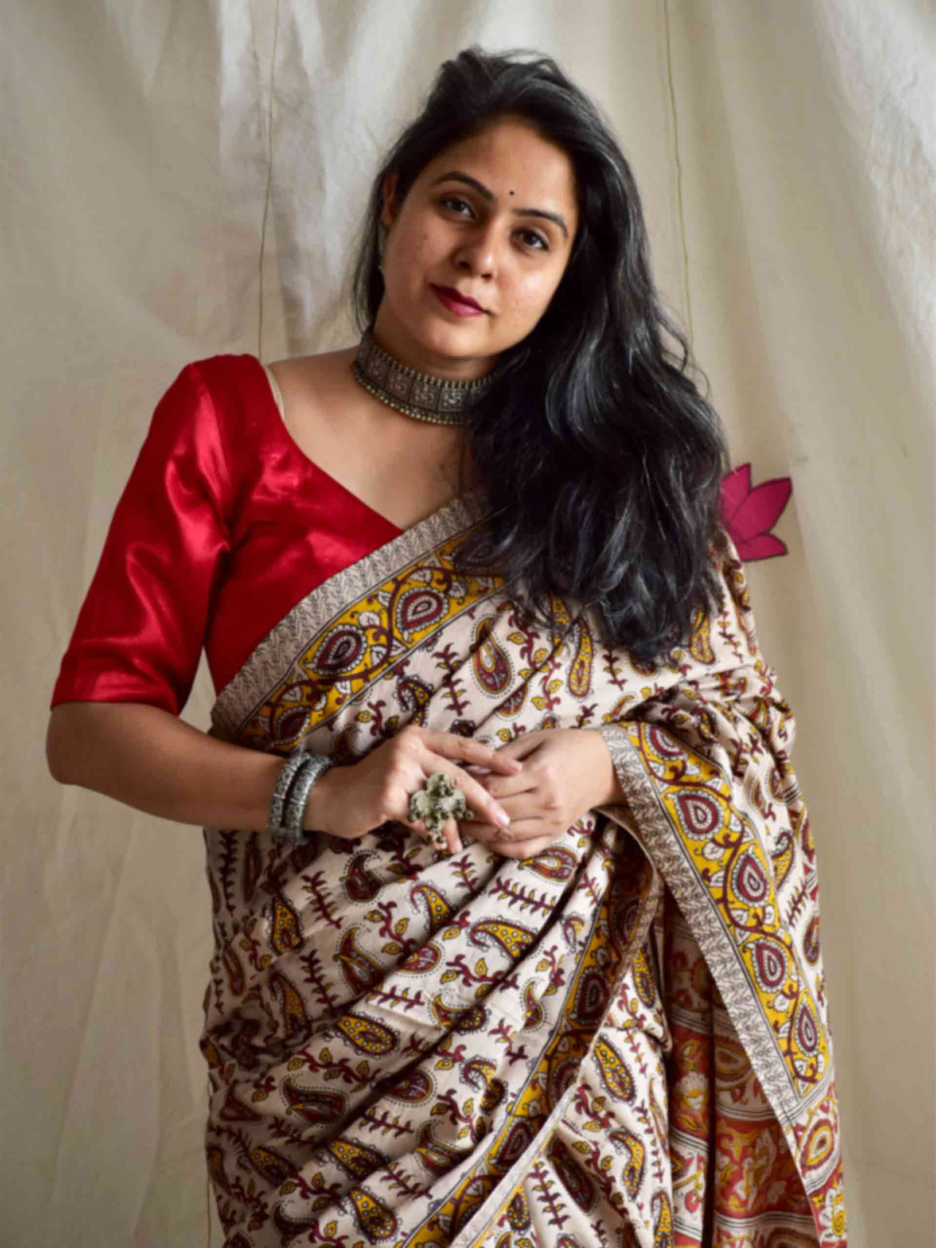 Imli - kalamkari printed saree
