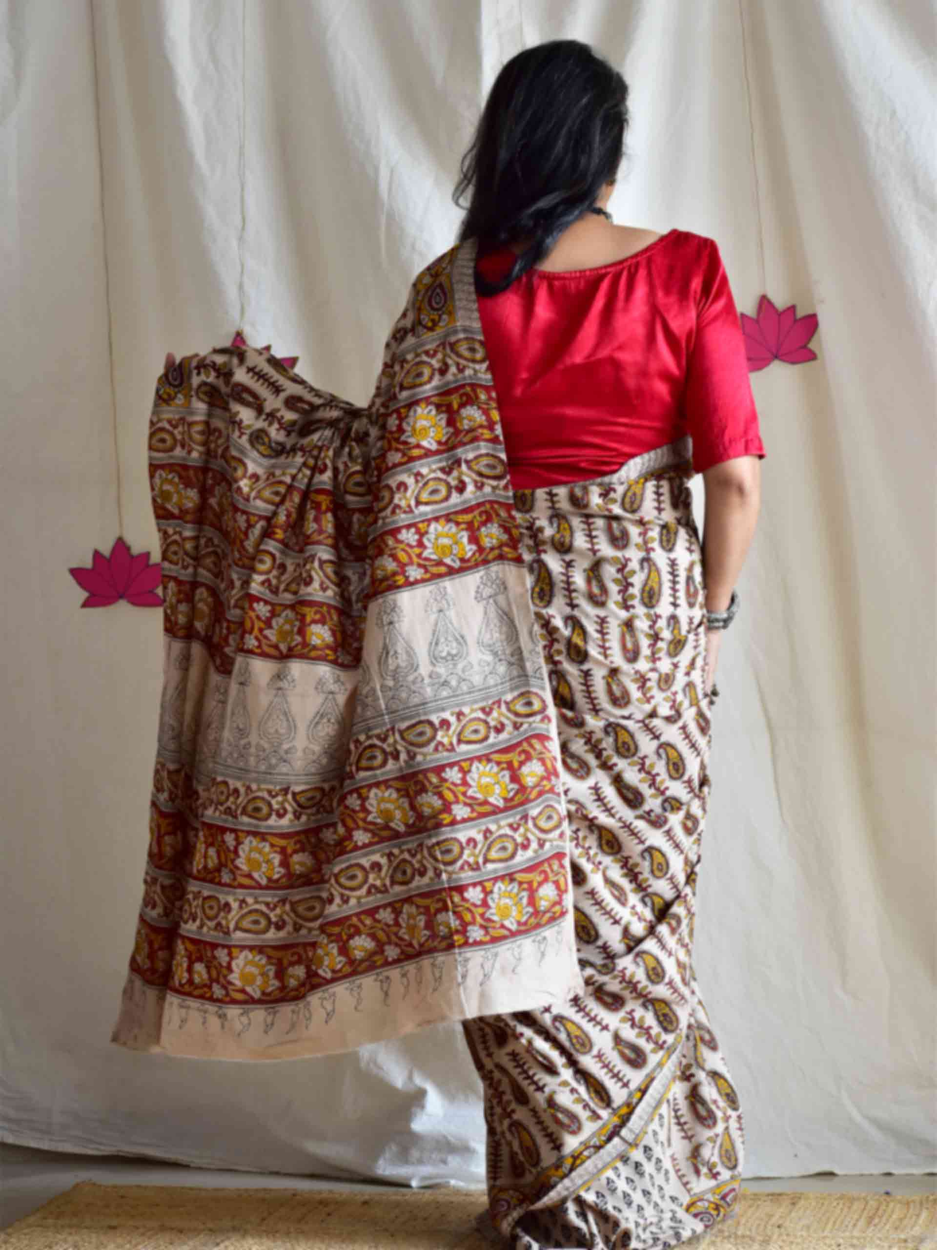 Imli - kalamkari printed saree