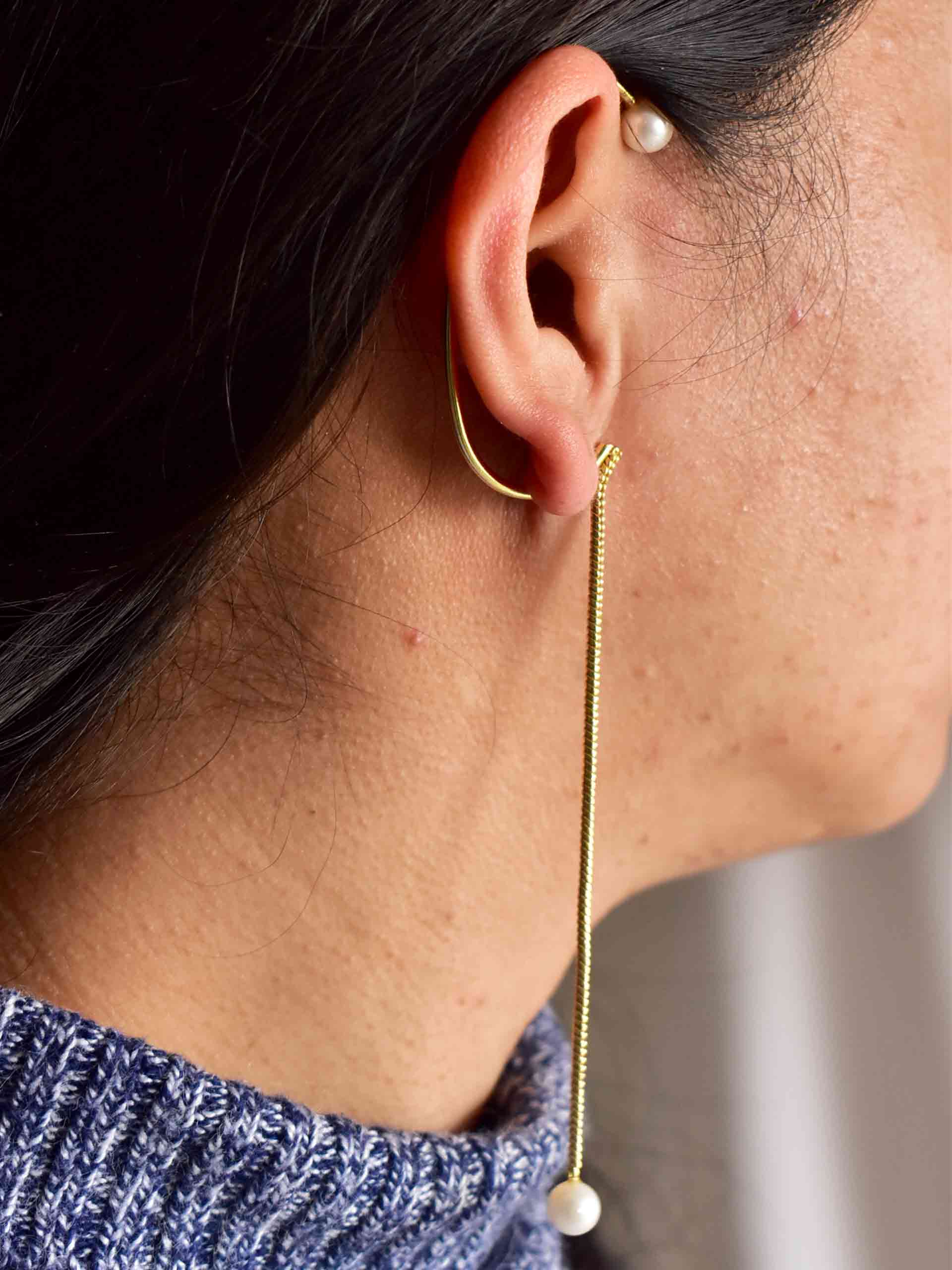 Pearl drop - Earrings