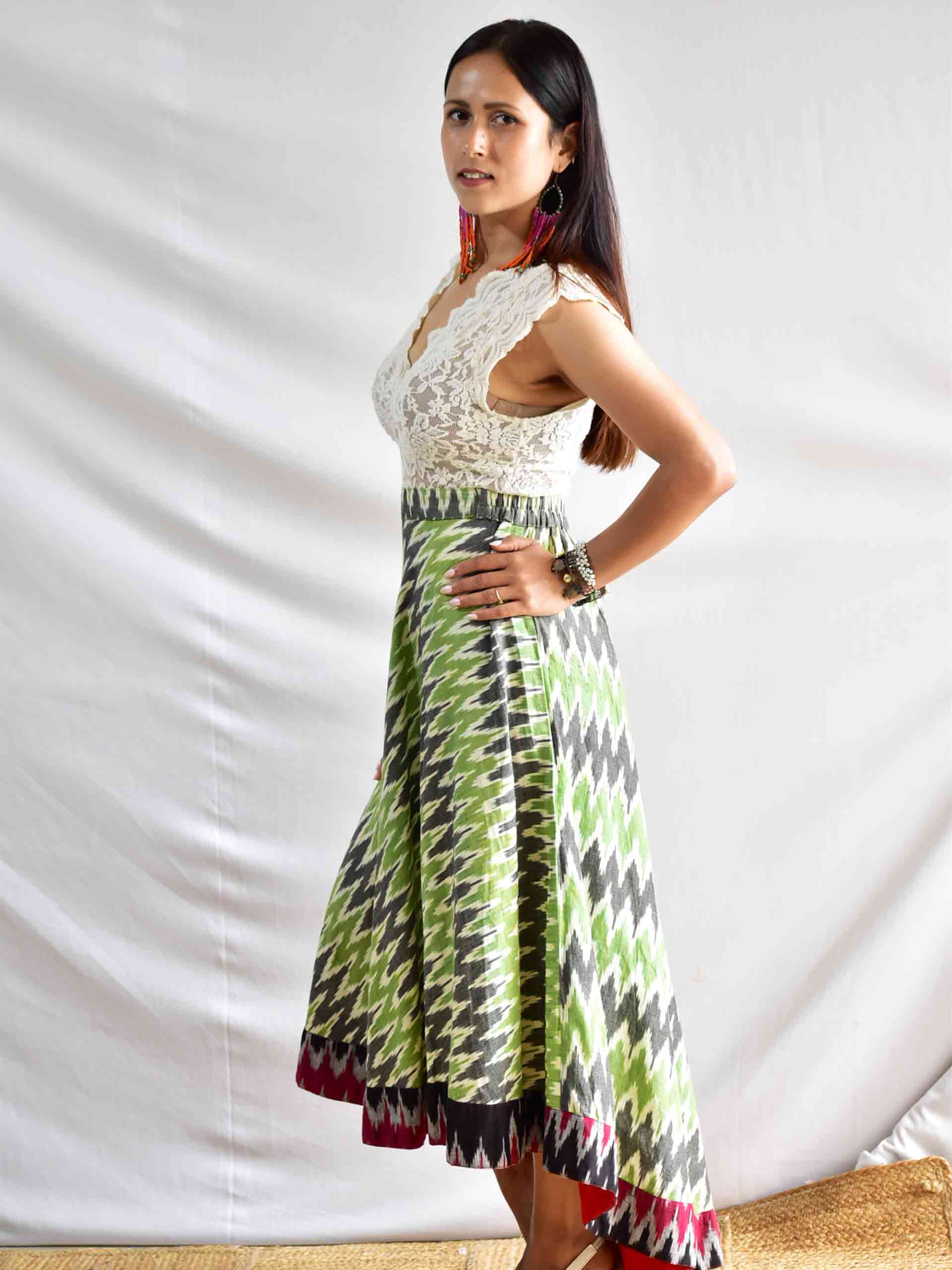 Venus - Ikat Cotton Skirt